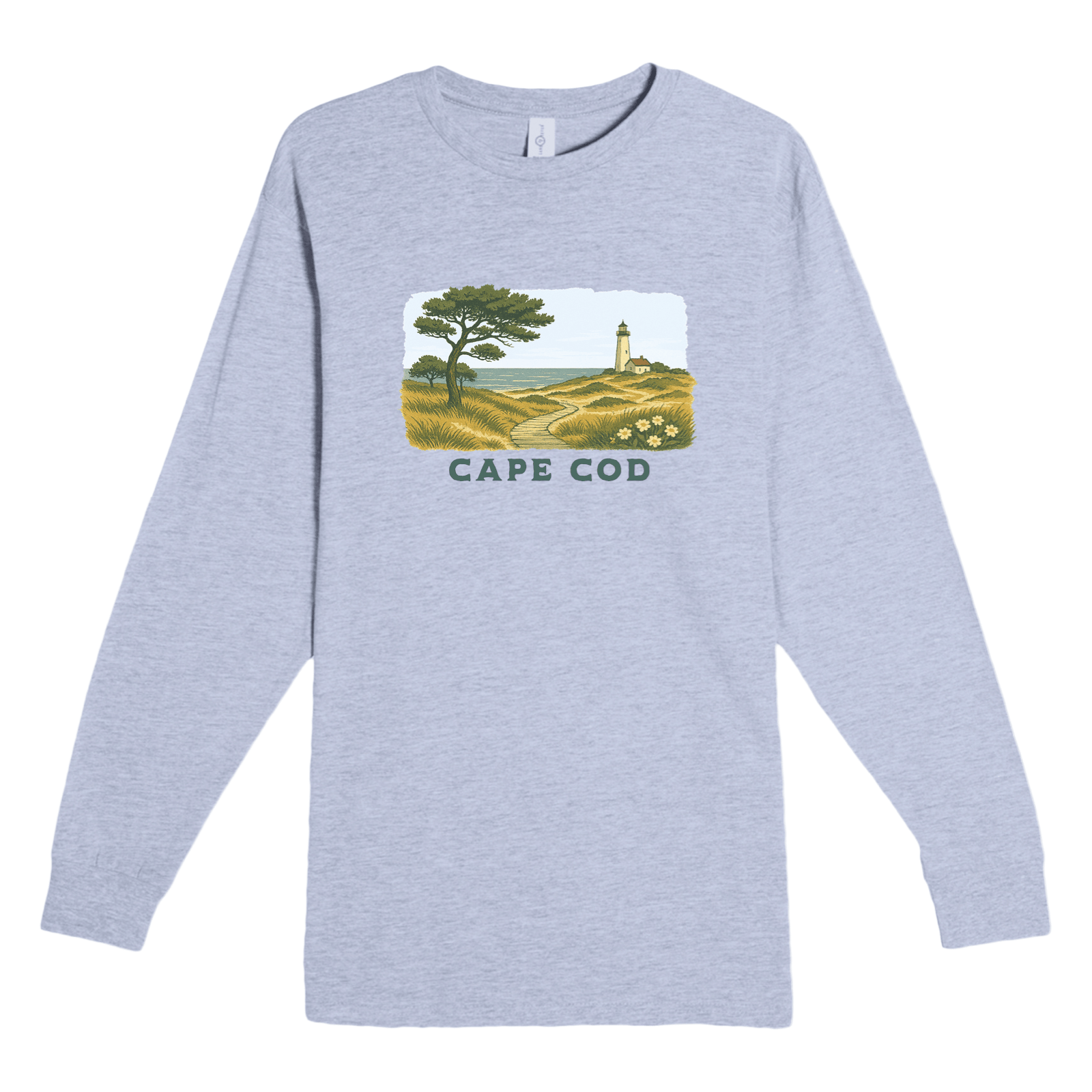 Cape Cod Clothing Company Cape Cod Serene Shoreline Heavyweight Long Sleeve Tee