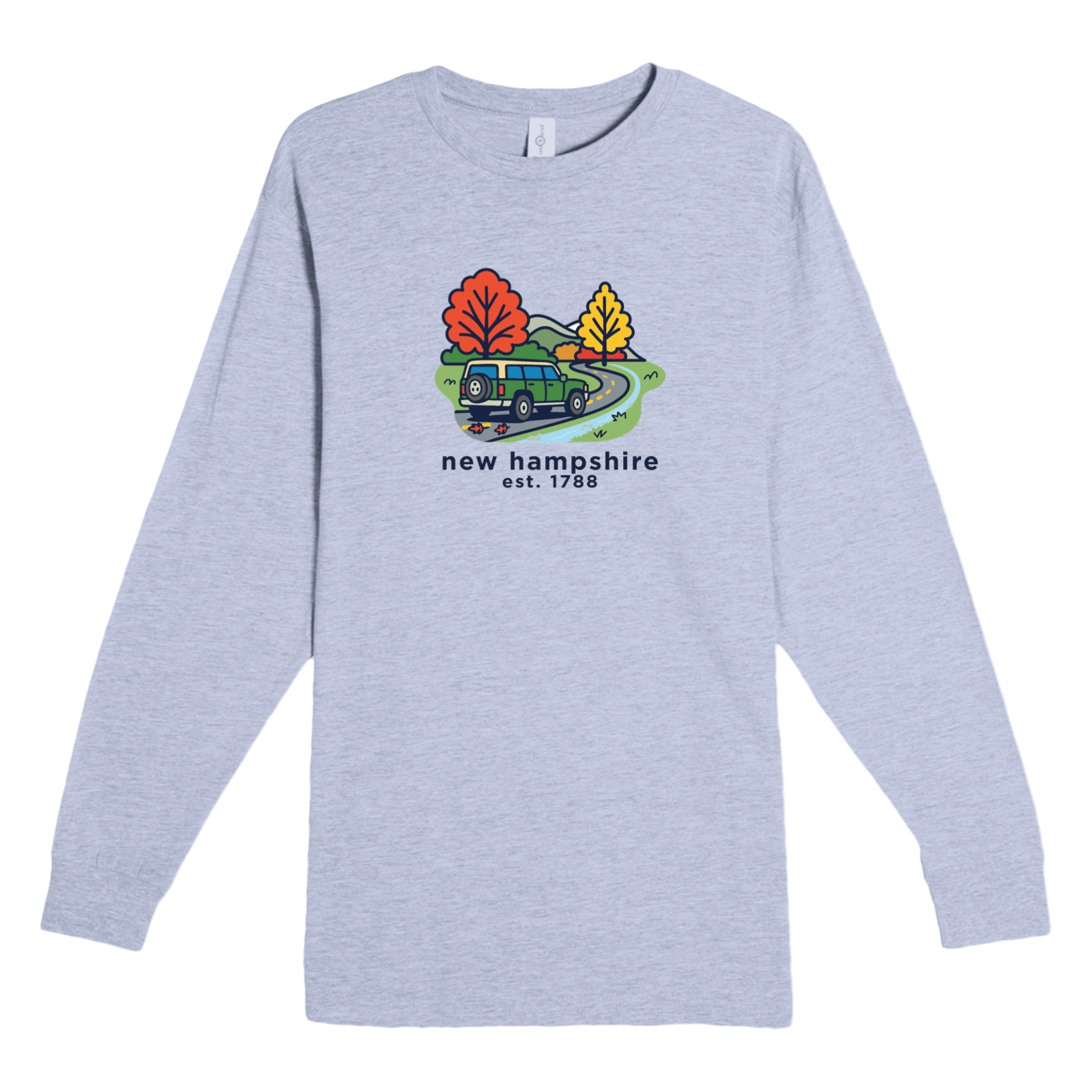 Cape Cod Clothing Company New Hampshire Mountain Drive Heavyweight Long Sleeve Tee