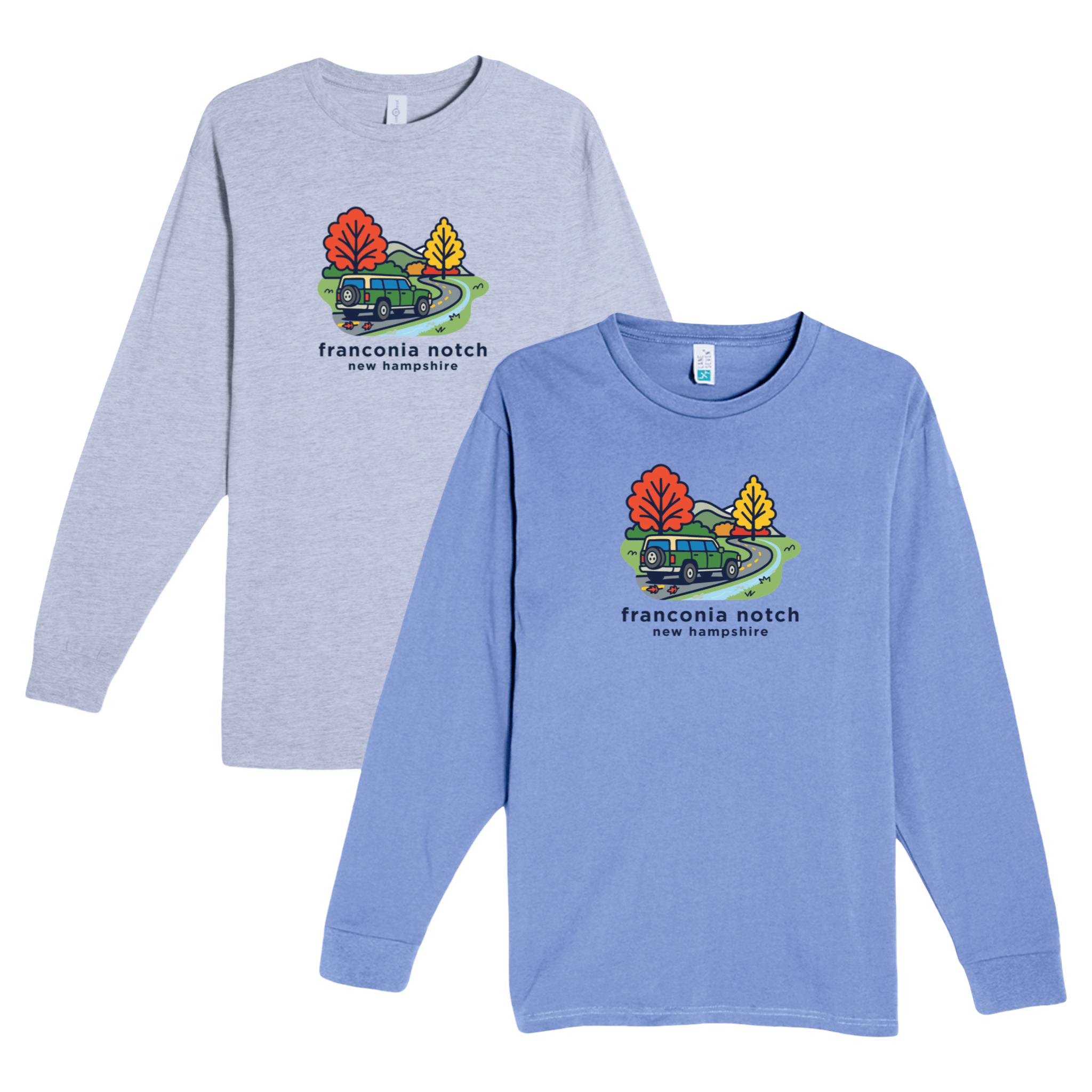 Cape Cod Clothing Company Franconia Notch Mountain Drive Heavyweight Long Sleeve Tee