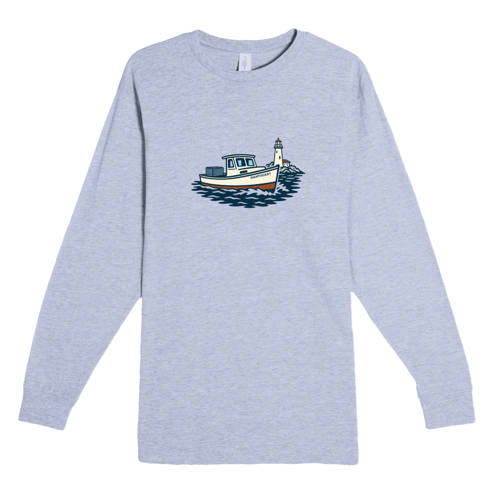 Cape Cod Clothing Company Nantucket Lobster Boat Heavyweight Long Sleeve Tee