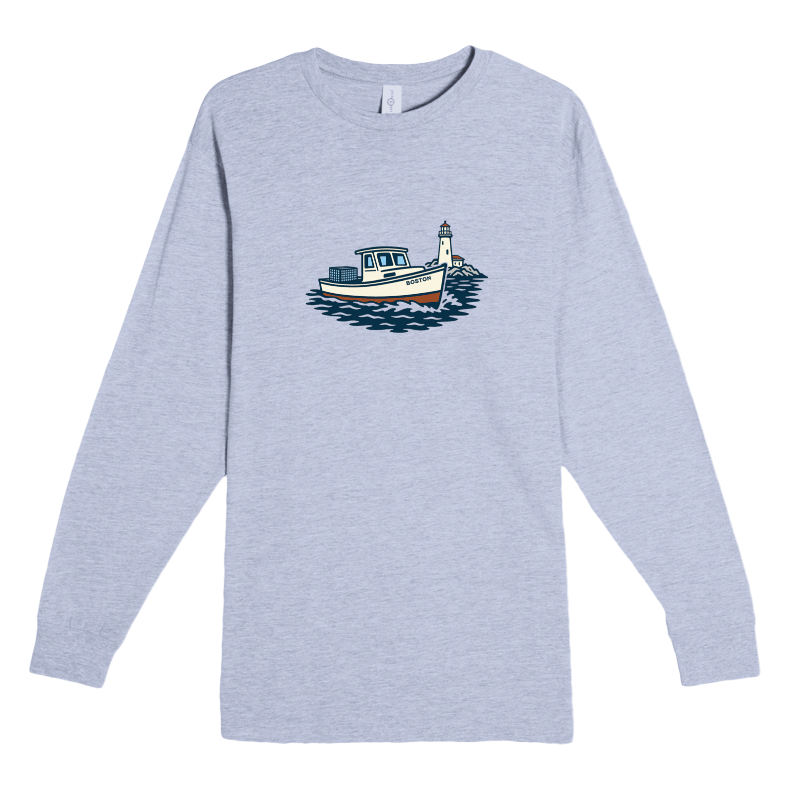 Cape Cod Clothing Company Boston Lobster Boat Heavyweight Long Sleeve Tee