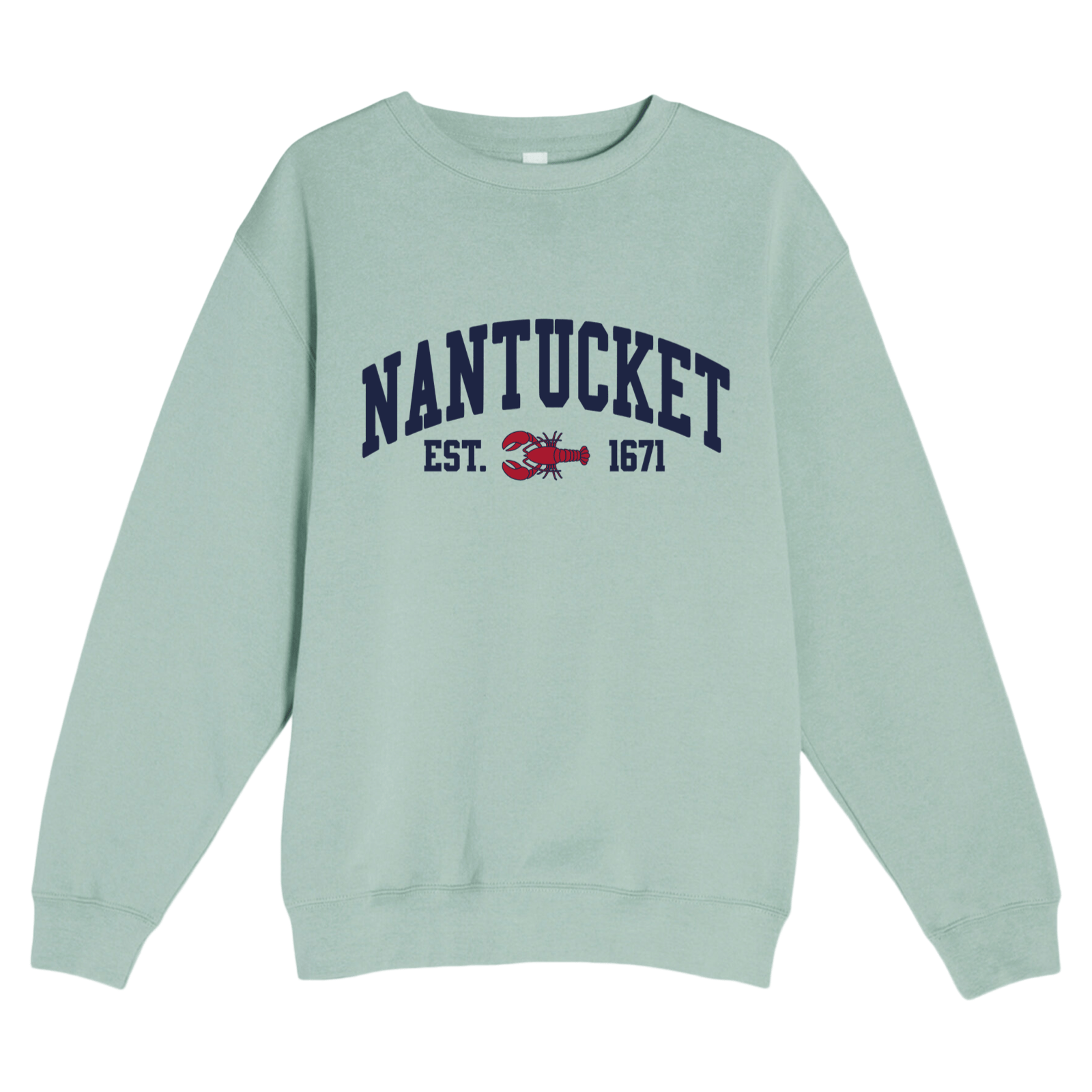 Cape Cod Clothing Company Nantucket Lobster Soft Fleece Crewneck Sweatshirt