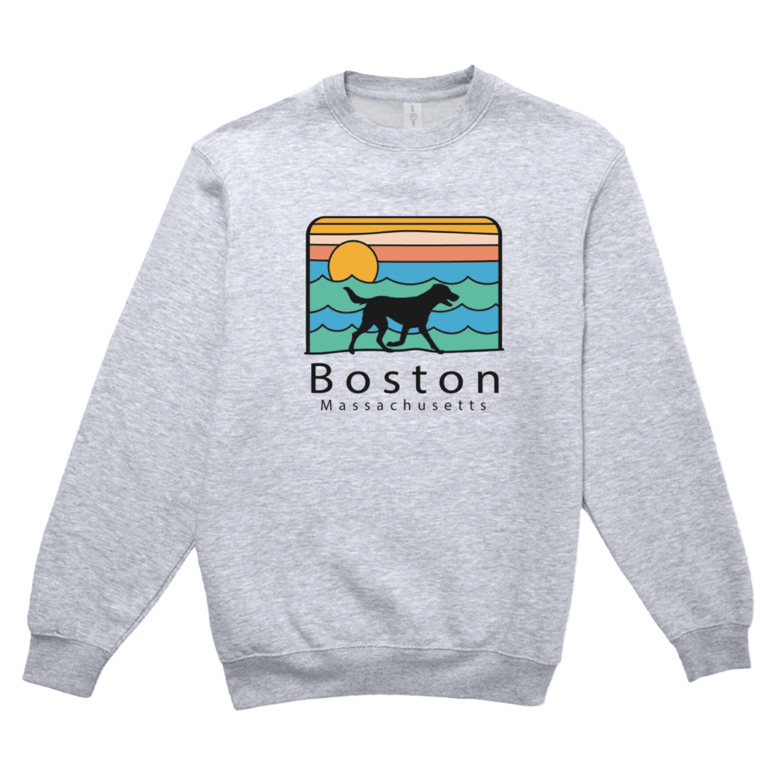 Cape Cod Clothing Company Boston Summer Dog Soft Fleece Crewneck Sweatshirt