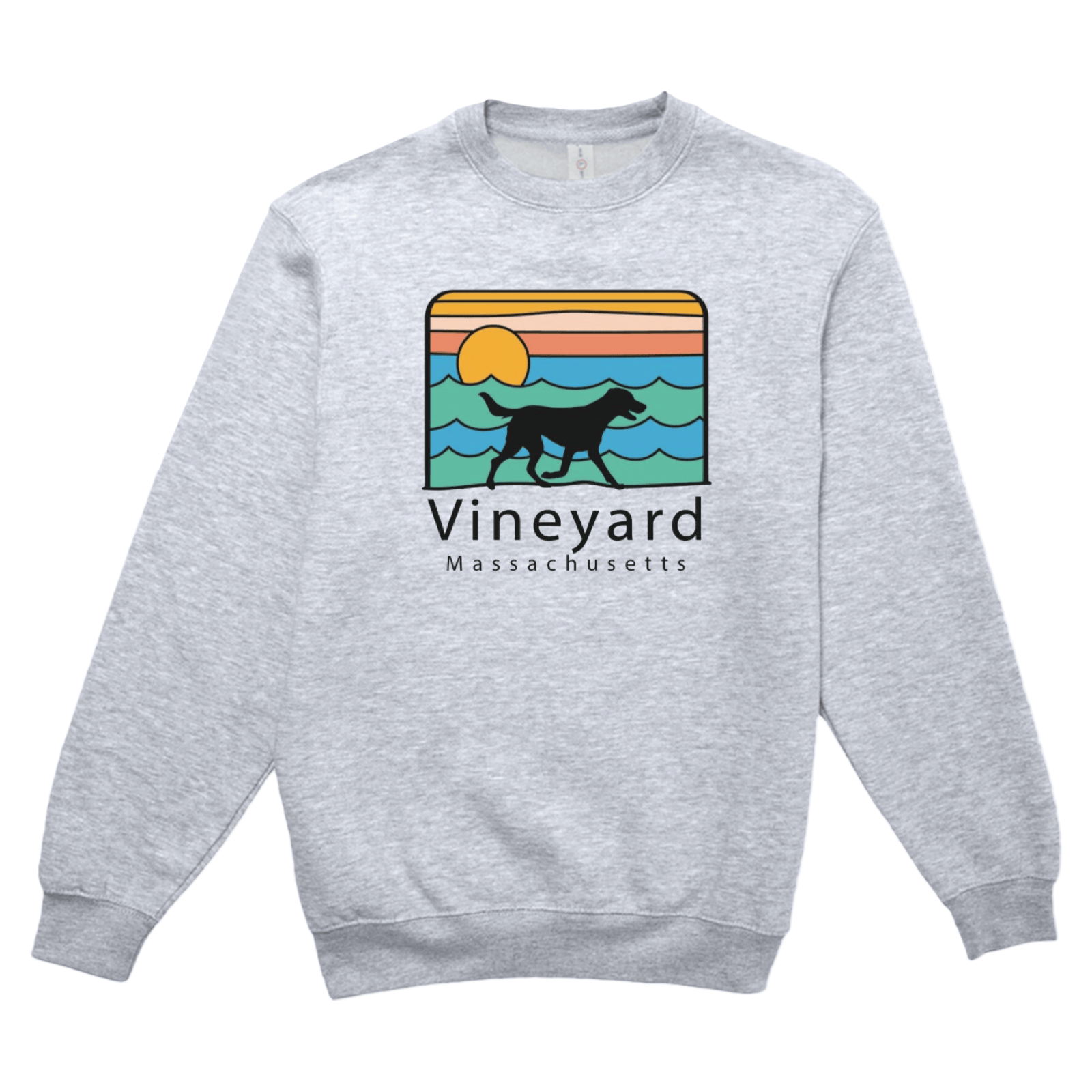 Cape Cod Clothing Company Vineyard Summer Dog Soft Fleece Crewneck Sweatshirt