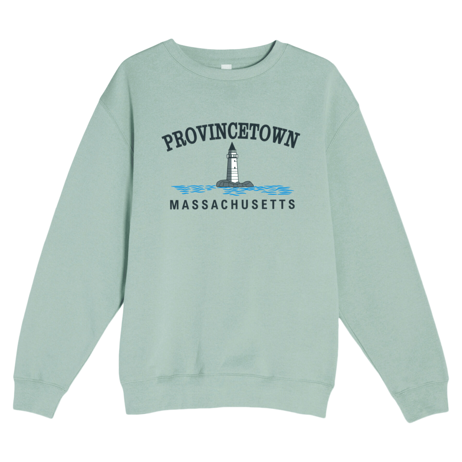 Cape Cod Clothing Company Provincetown Big Lighthouse Soft Fleece Crewneck Sweatshirt