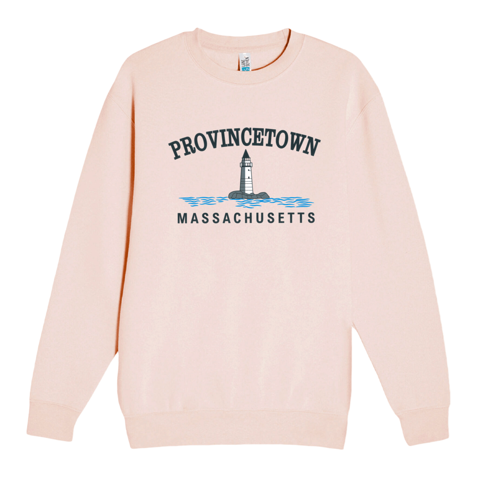Cape Cod Clothing Company Provincetown Big Lighthouse Soft Fleece Crewneck Sweatshirt
