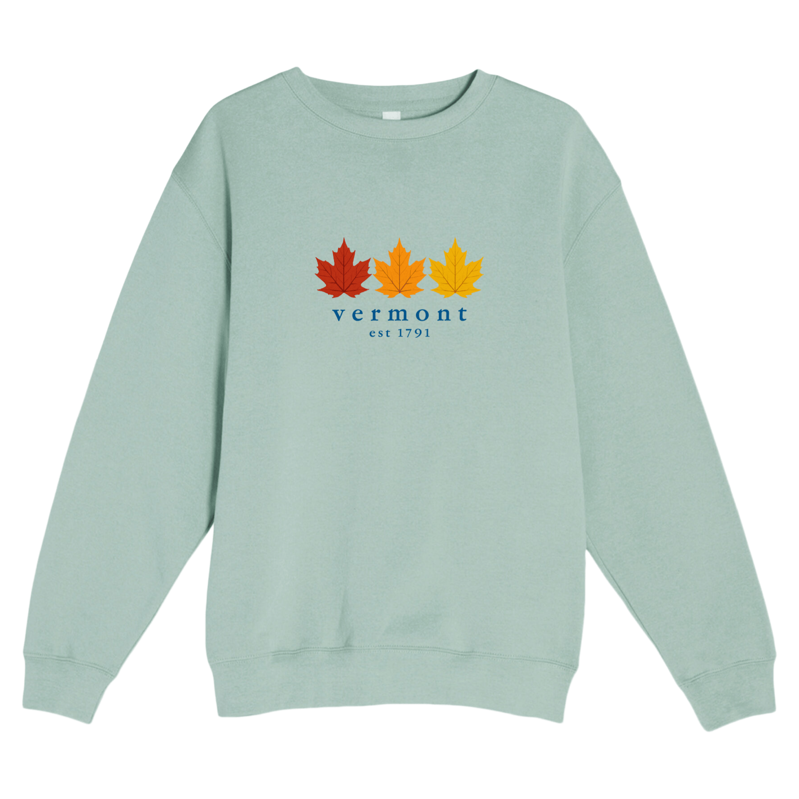 Cape Cod Clothing Company Vermont Fall Foliage Soft Fleece Crewneck Sweatshirt