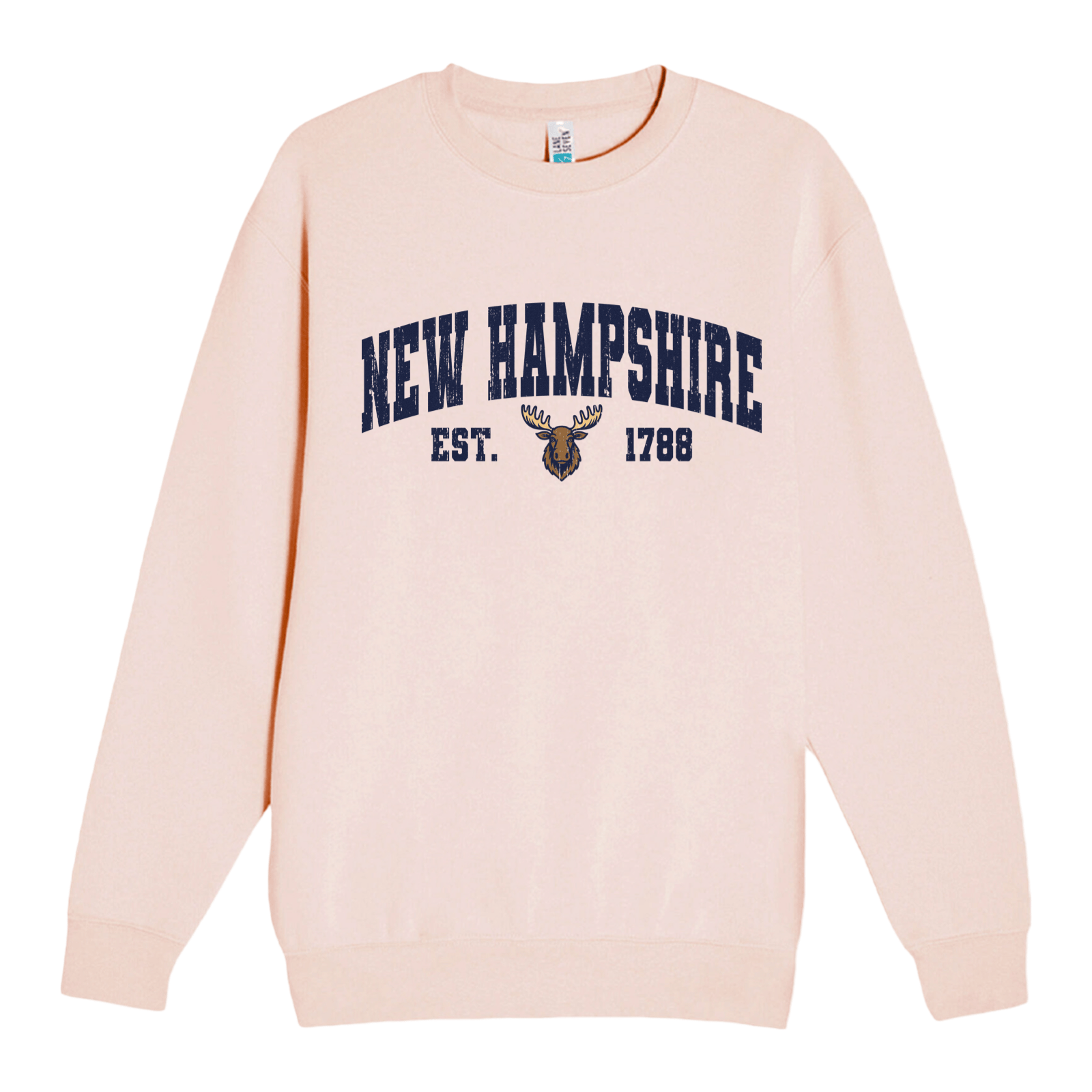 Cape Cod Clothing Company New Hampshire Moose Soft Fleece Crewneck Sweatshirt
