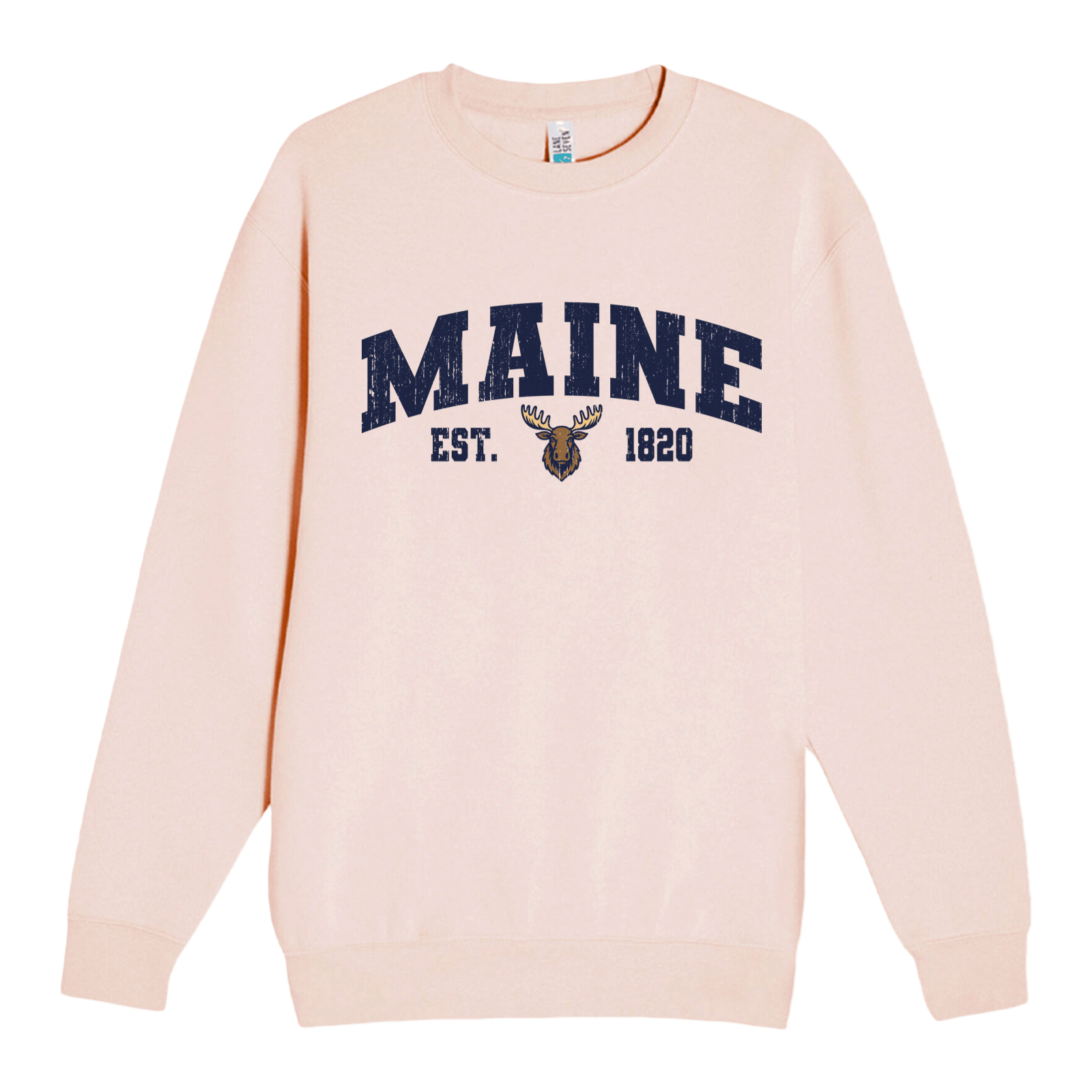 Cape Cod Clothing Company Maine Moose Soft Fleece Crewneck Sweatshirt