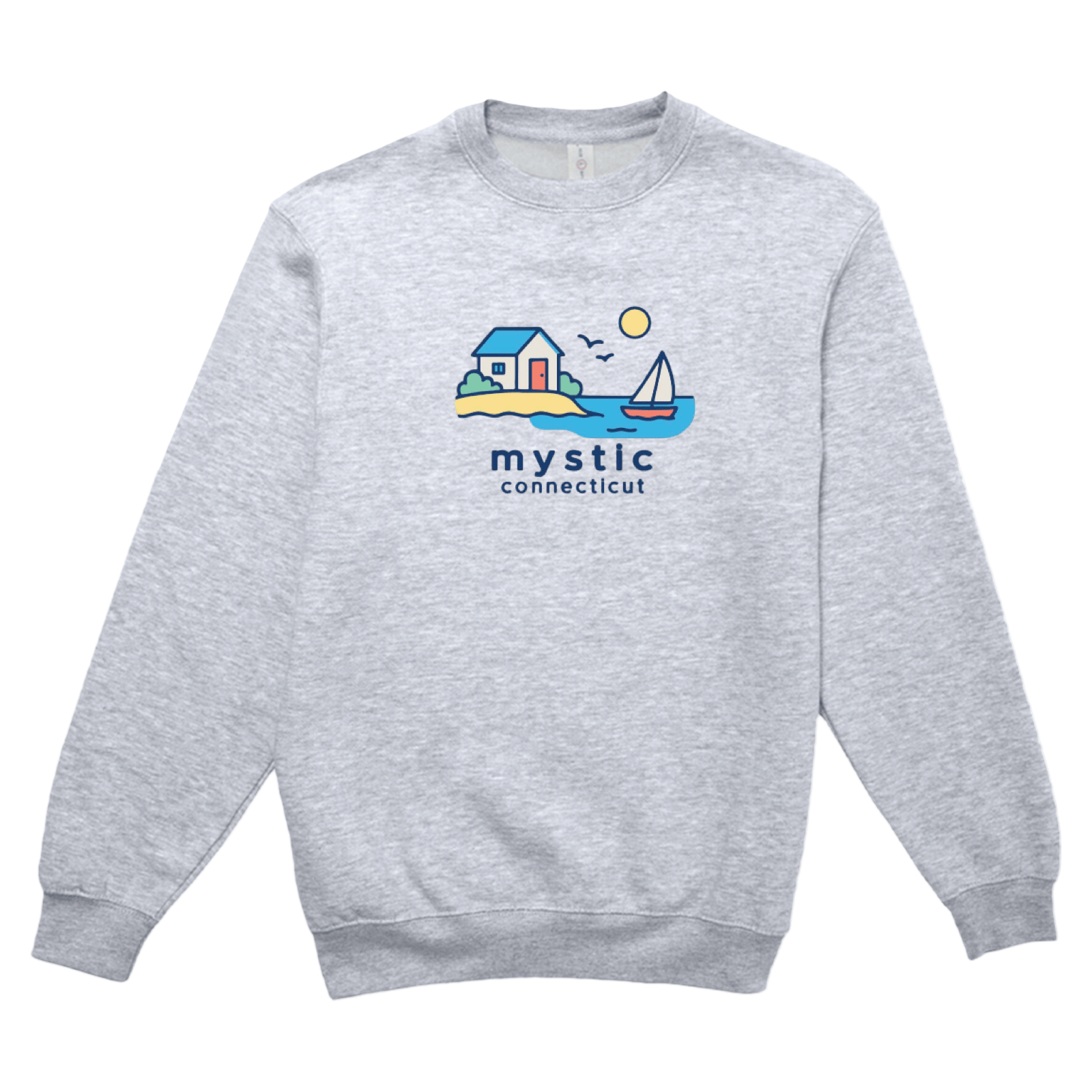Cape Cod Clothing Company Mystic Beach House Soft Fleece Crewneck Sweatshirt