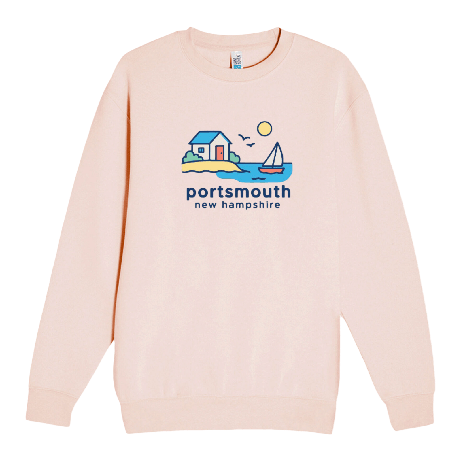 Cape Cod Clothing Company Portsmouth Beach House Soft Fleece Crewneck Sweatshirt