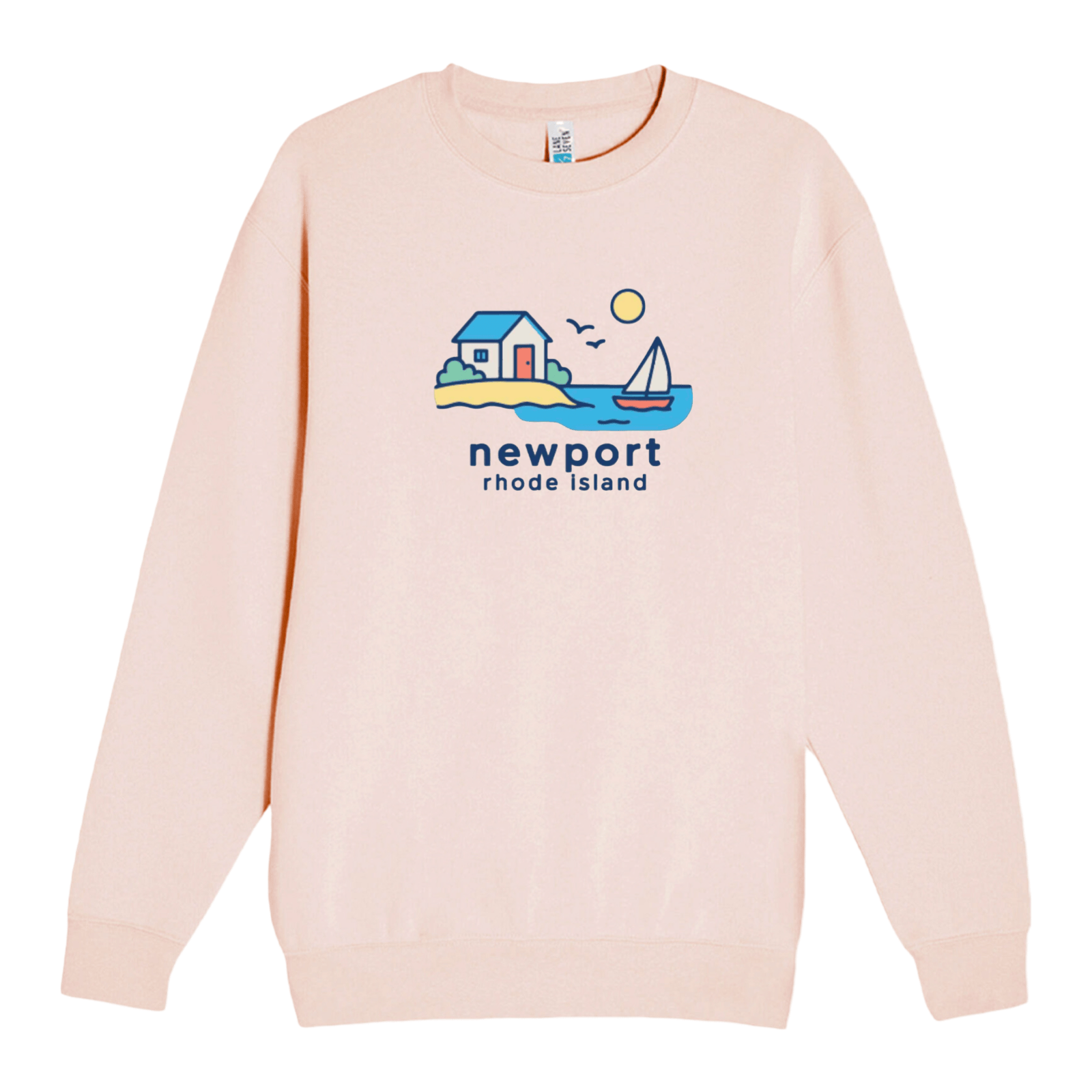 Cape Cod Clothing Company Newport Beach House Soft Fleece Crewneck Sweatshirt
