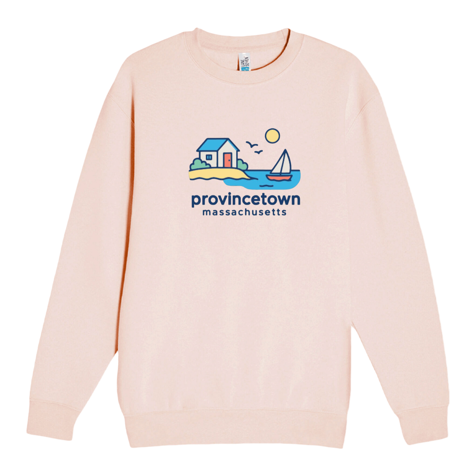 Cape Cod Clothing Company Provincetown Beach House Soft Fleece Crewneck Sweatshirt