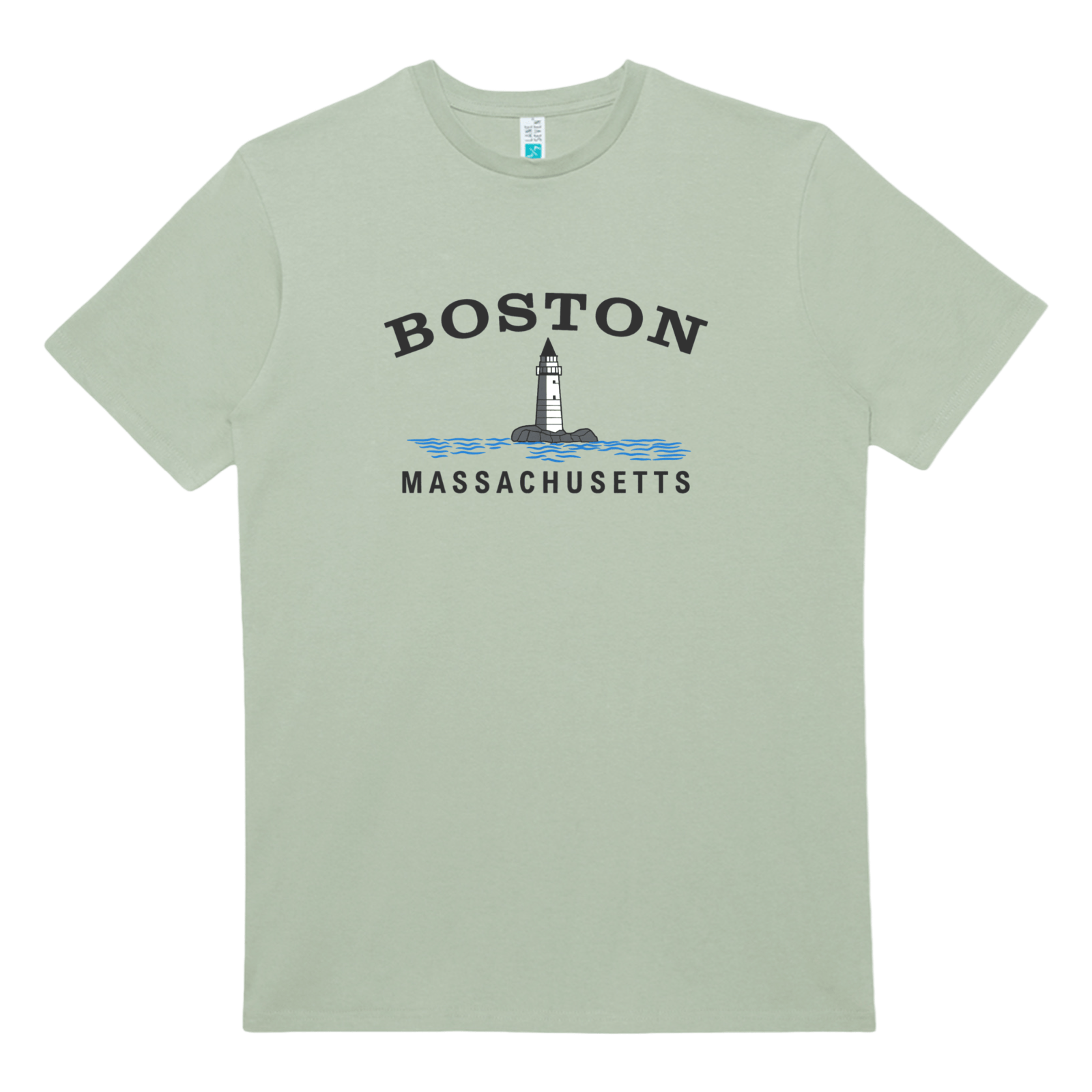 Cape Cod Clothing Company Boston Big Lighthouse Heavy Cotton T-Shirt