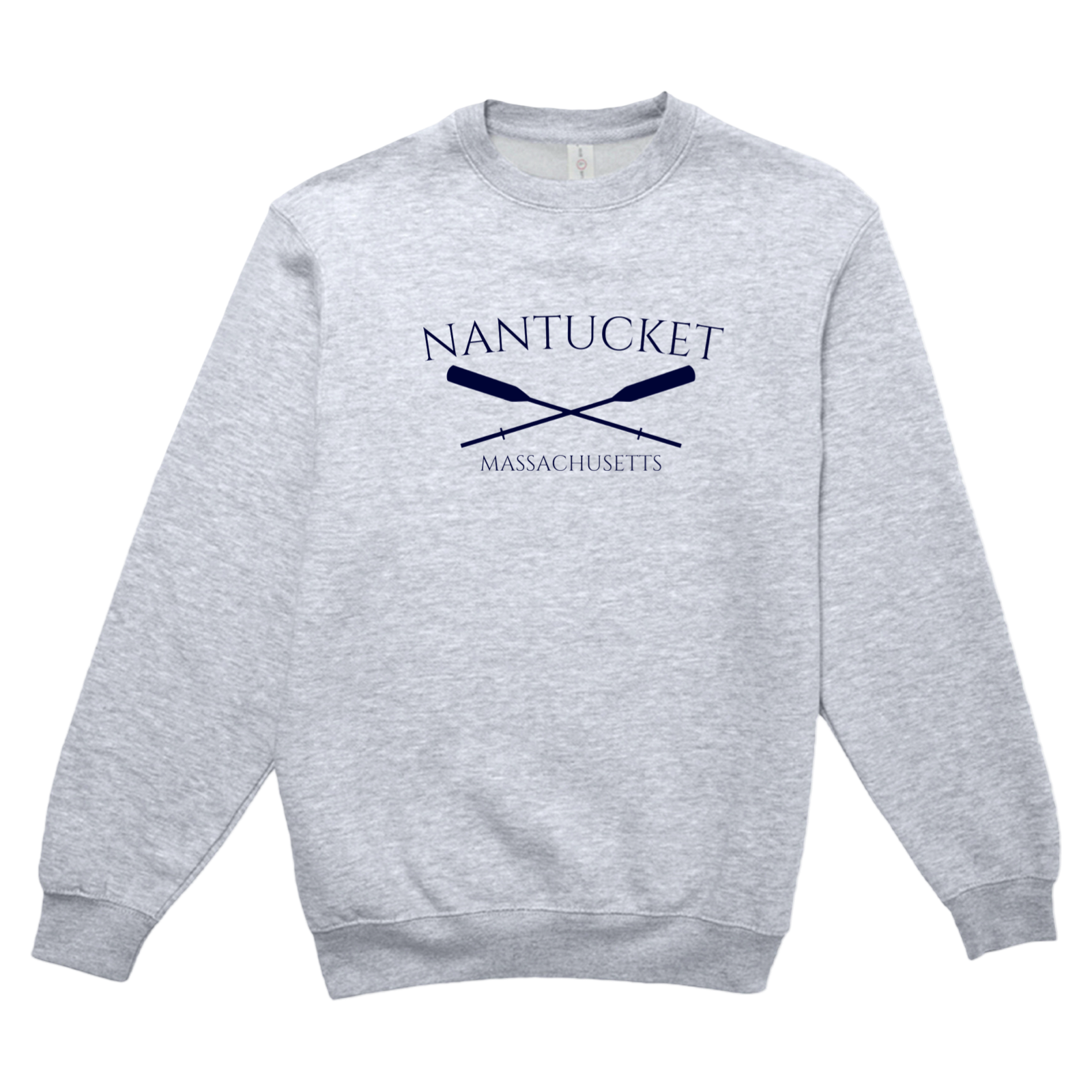 Nantucket Crossed Oar Soft Fleece Crewneck Sweatshirt