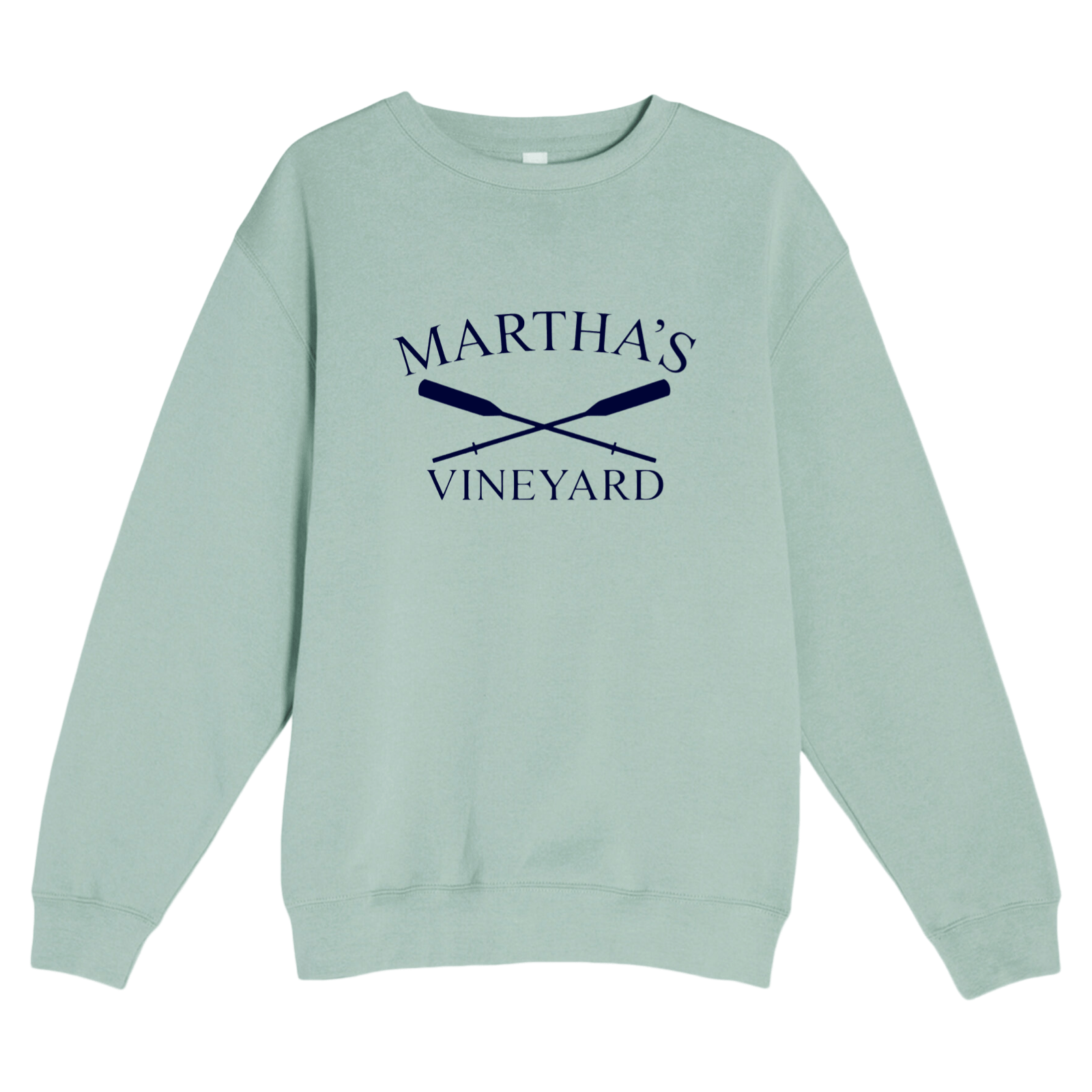 Cape Cod Clothing Company Martha's Vineyard Crossed Oar Soft Fleece Crewneck Sweatshirt