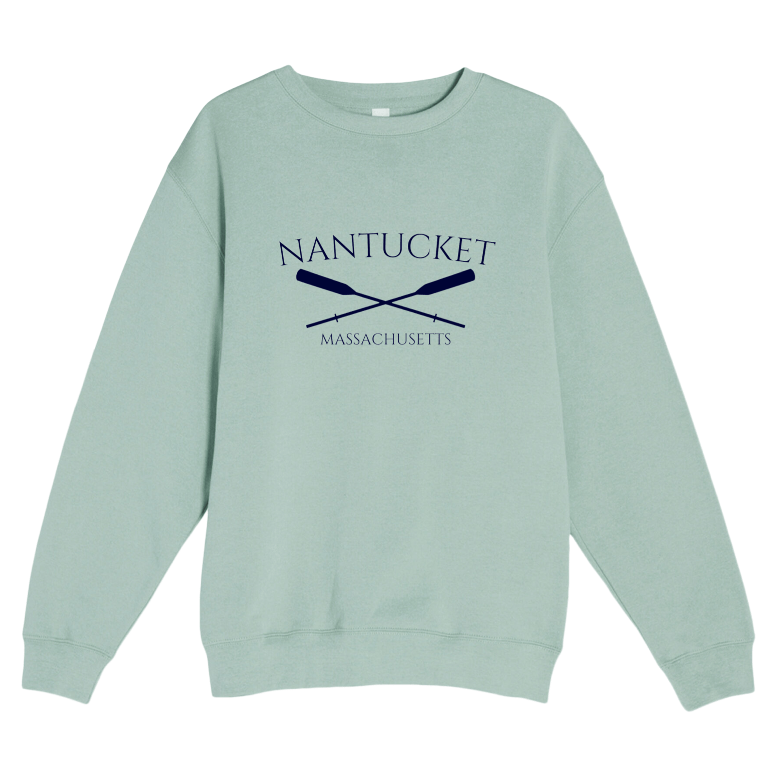 Cape Cod Clothing Company Nantucket Crossed Oar Soft Fleece Crewneck Sweatshirt