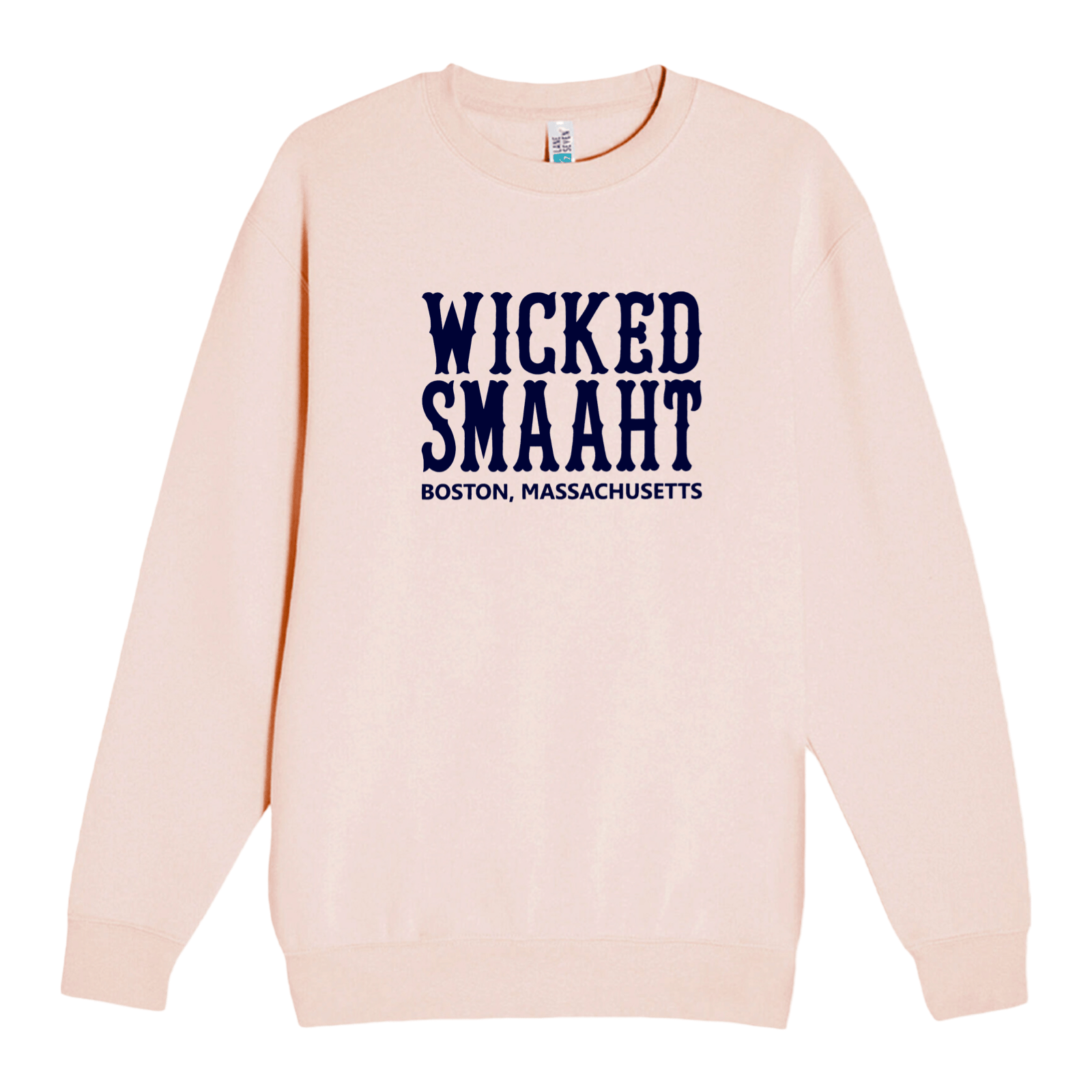 Cape Cod Clothing Company Boston Wicked Smaaht Soft Fleece Crewneck Sweatshirt