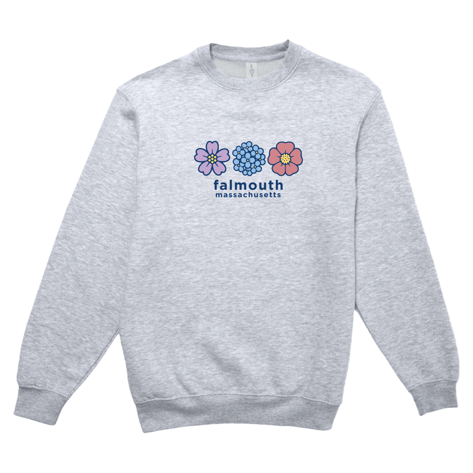 Cape Cod Clothing Company Falmouth Summer Bloom Soft Fleece Crewneck Sweatshirt