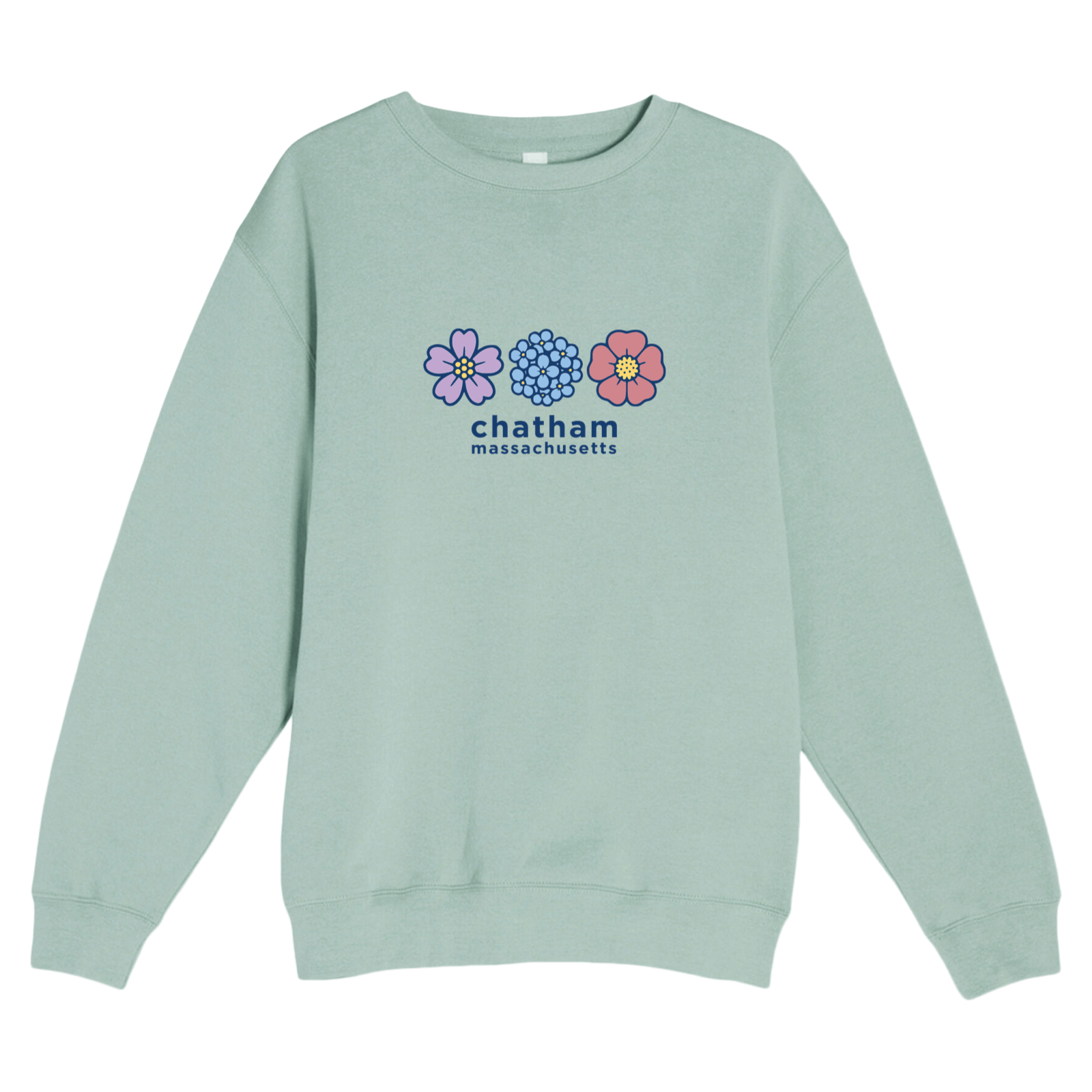 Cape Cod Clothing Company Chatham Summer Bloom Soft Fleece Crewneck Sweatshirt