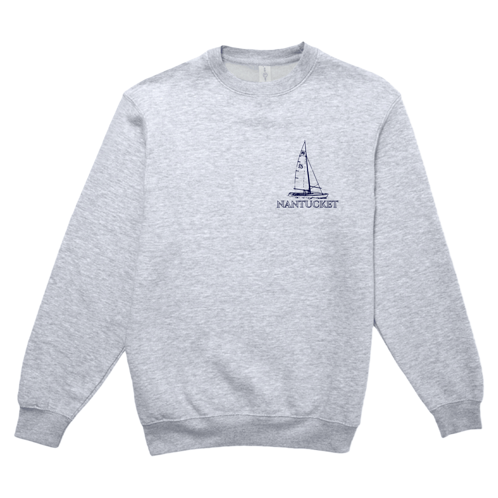 Cape Cod Clothing Company Nantucket Sailboat Soft Fleece Crewneck Sweatshirt