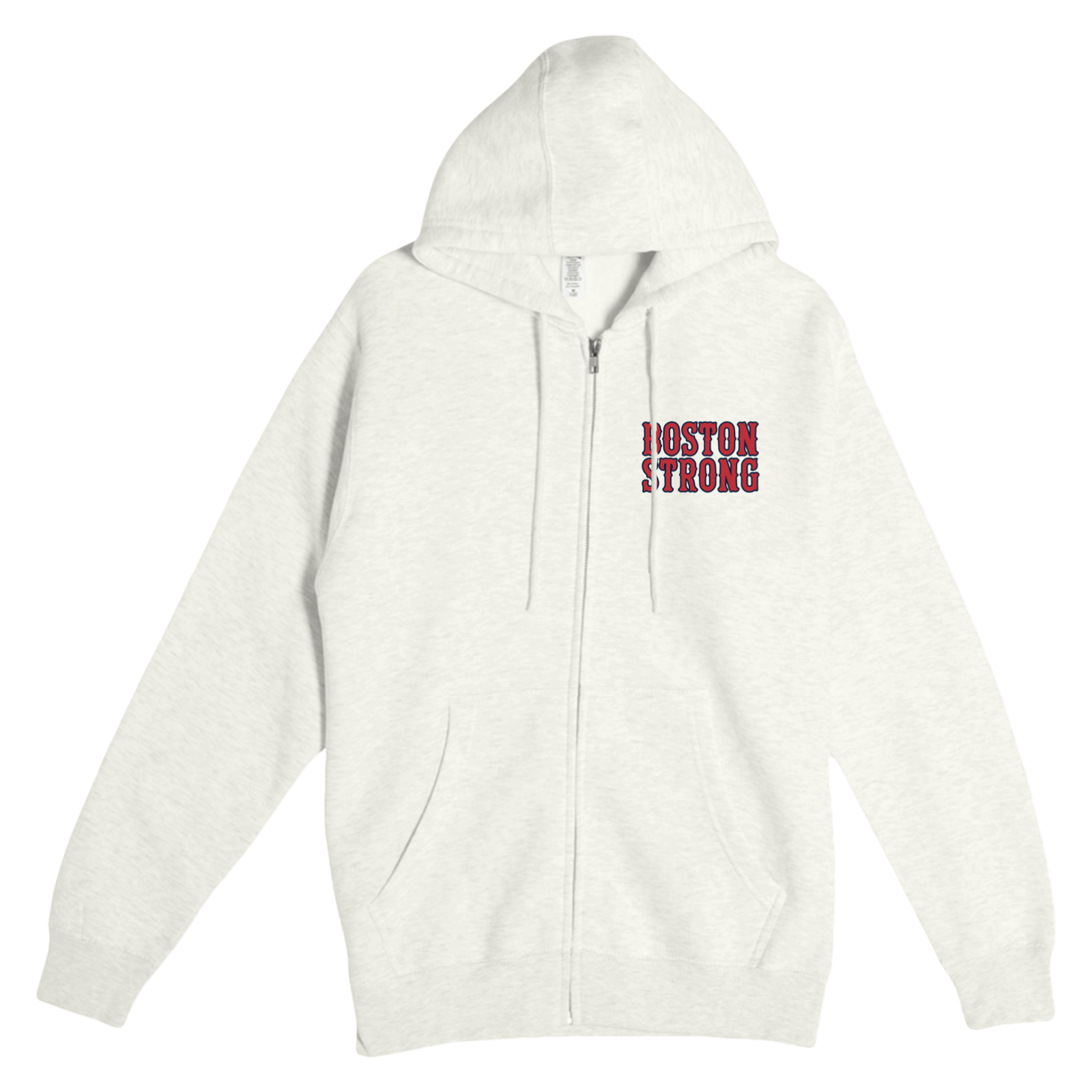 Boston Strong Soft Fleece Full Zip Hoodie
