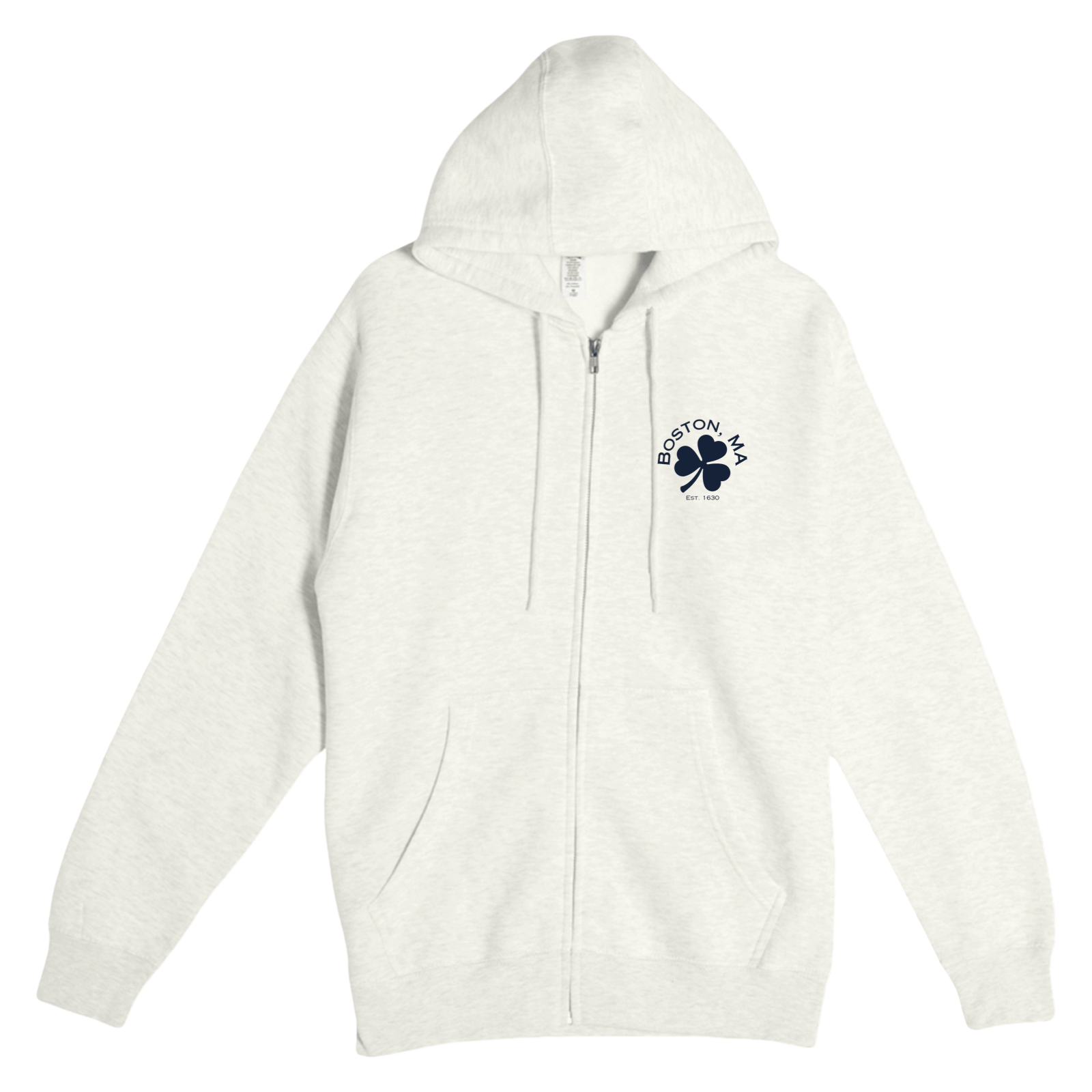 Cape Cod Clothing Company Boston Shamrock Soft Fleece Full Zip Hoodie