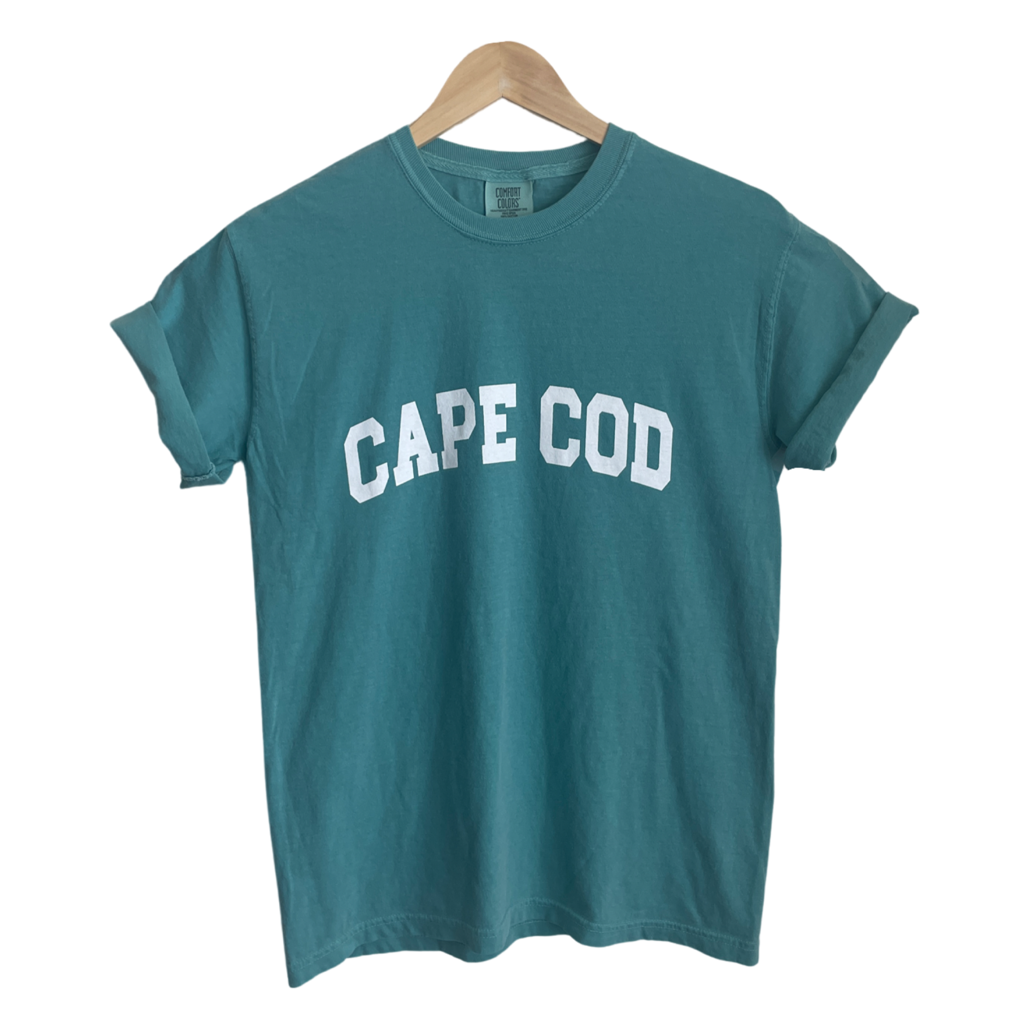 cape cod comfort colors t-shirt seafoam