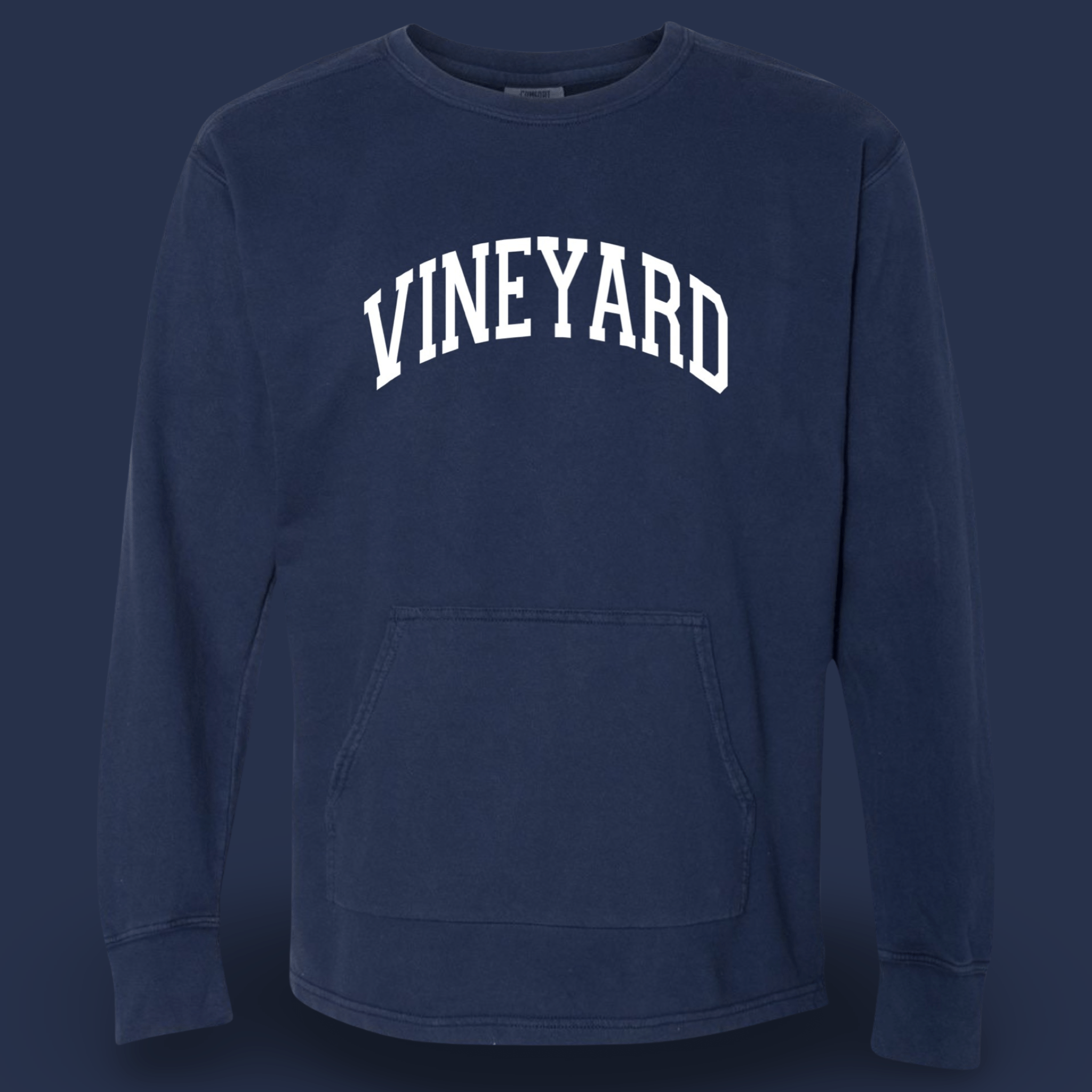 marthas vineyard comfort colors french terry crewneck