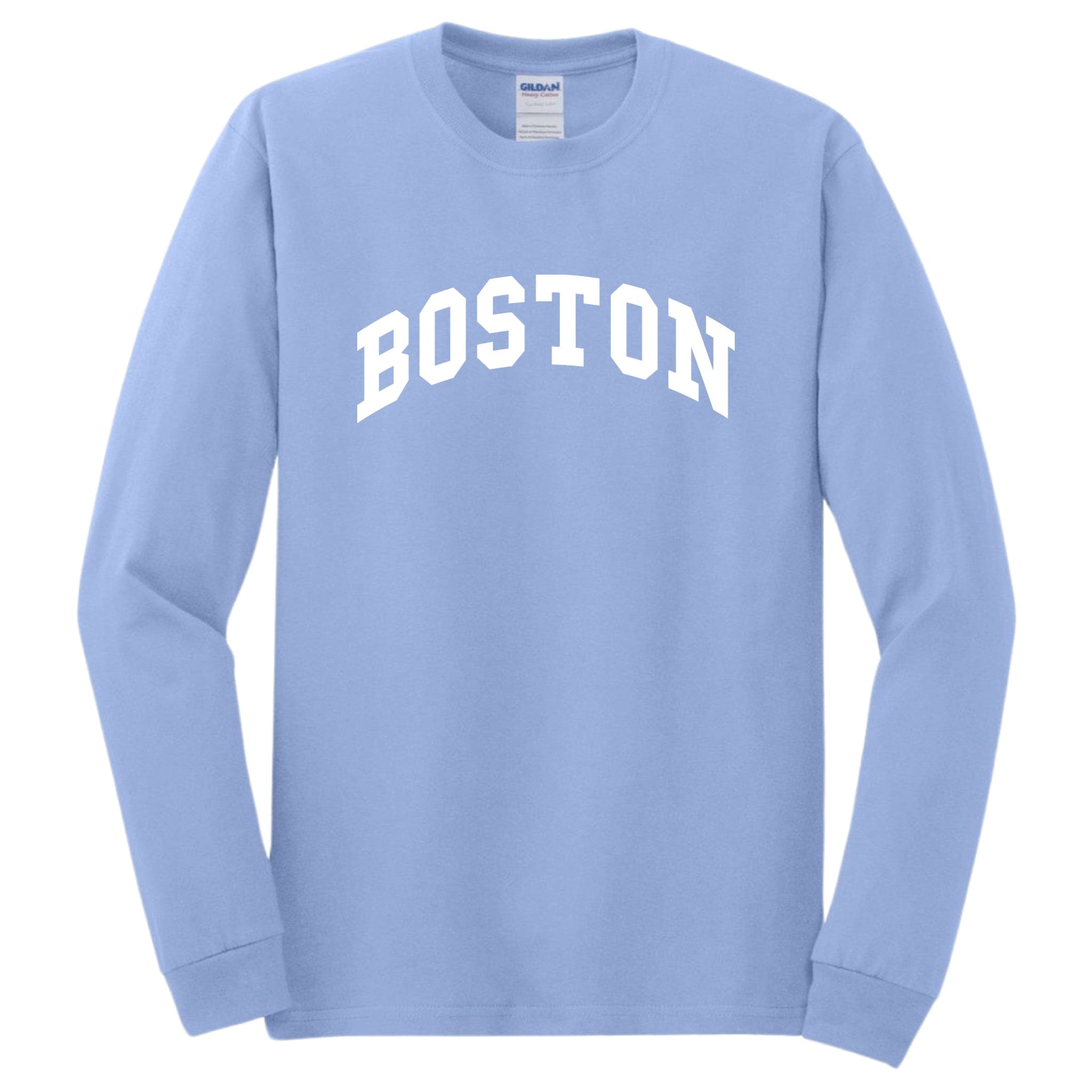 Boston classic long sleeve t-shirt, Carolina blue