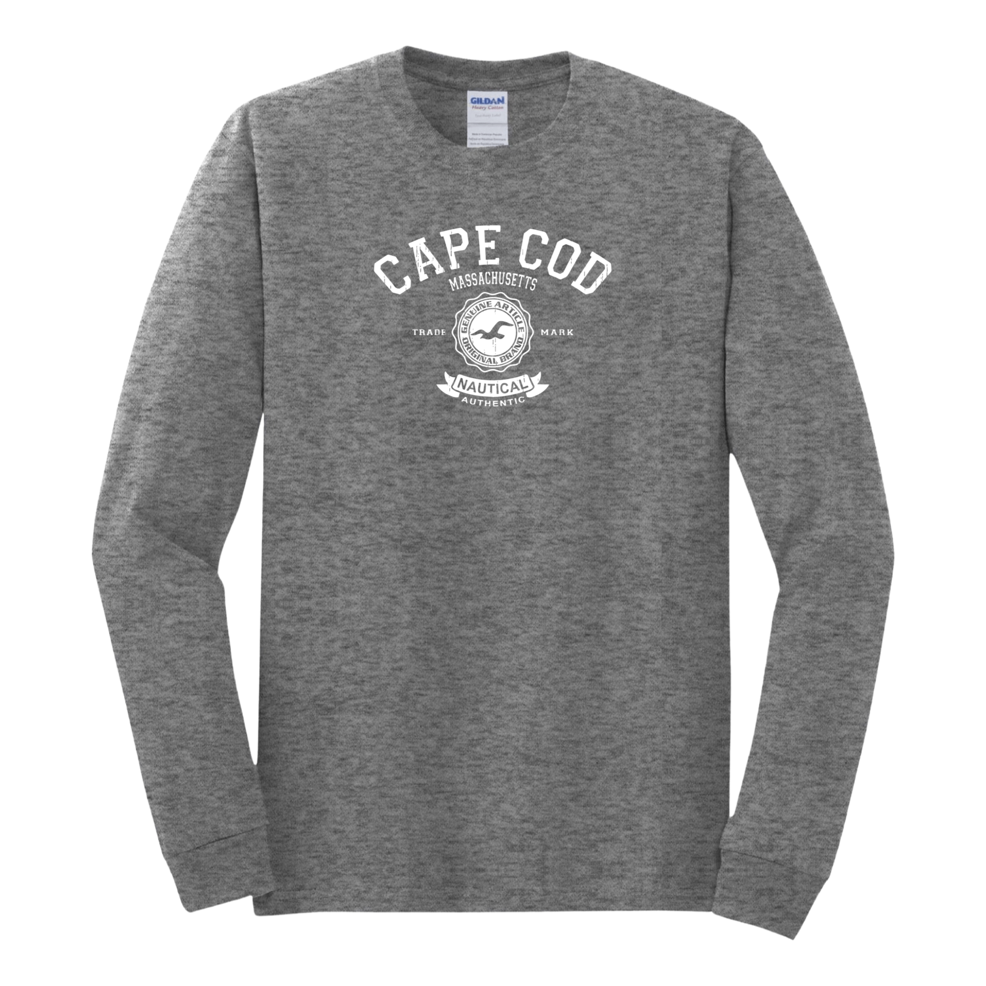 cape cod seagull long sleeve shirt