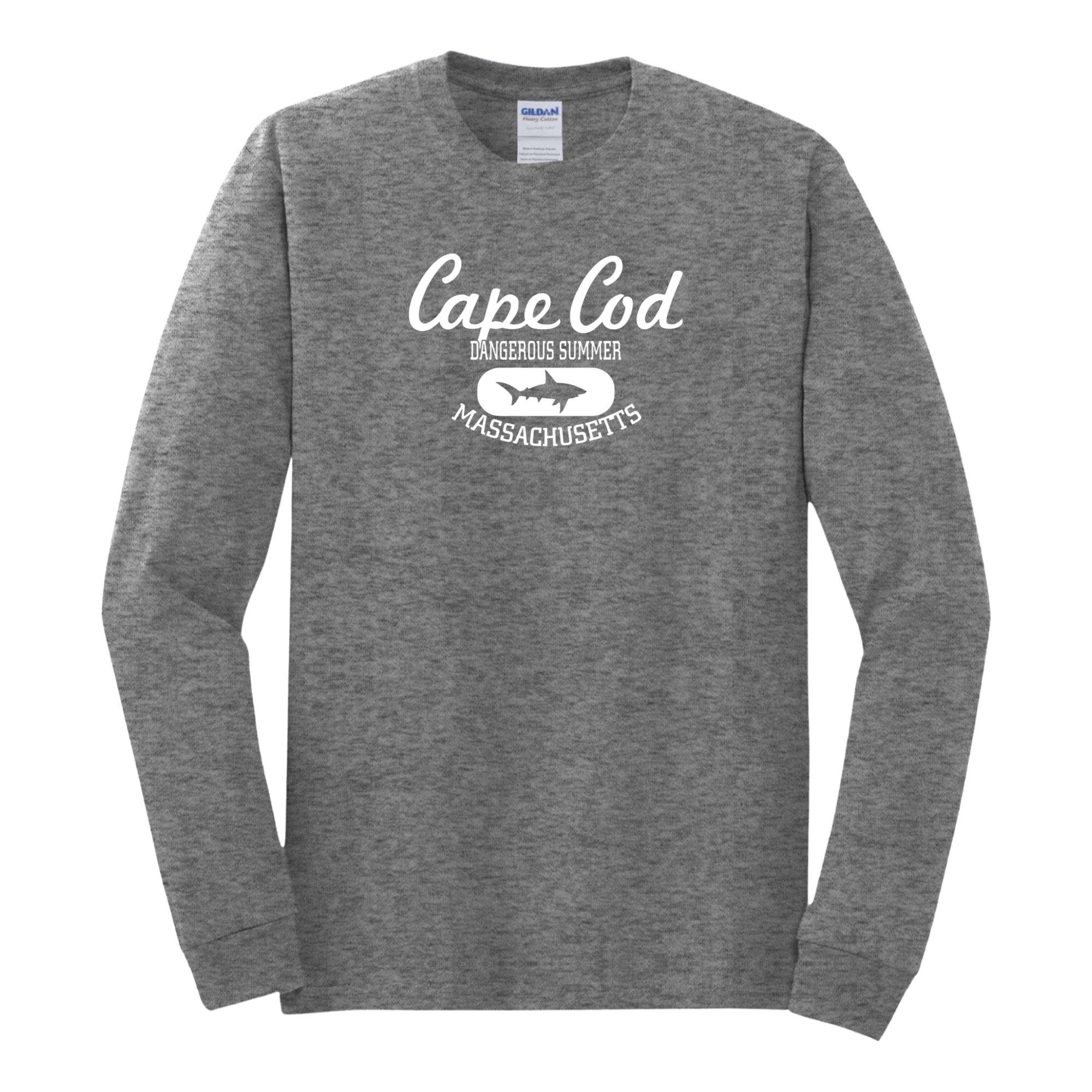 cape cod shark long sleeve shirt