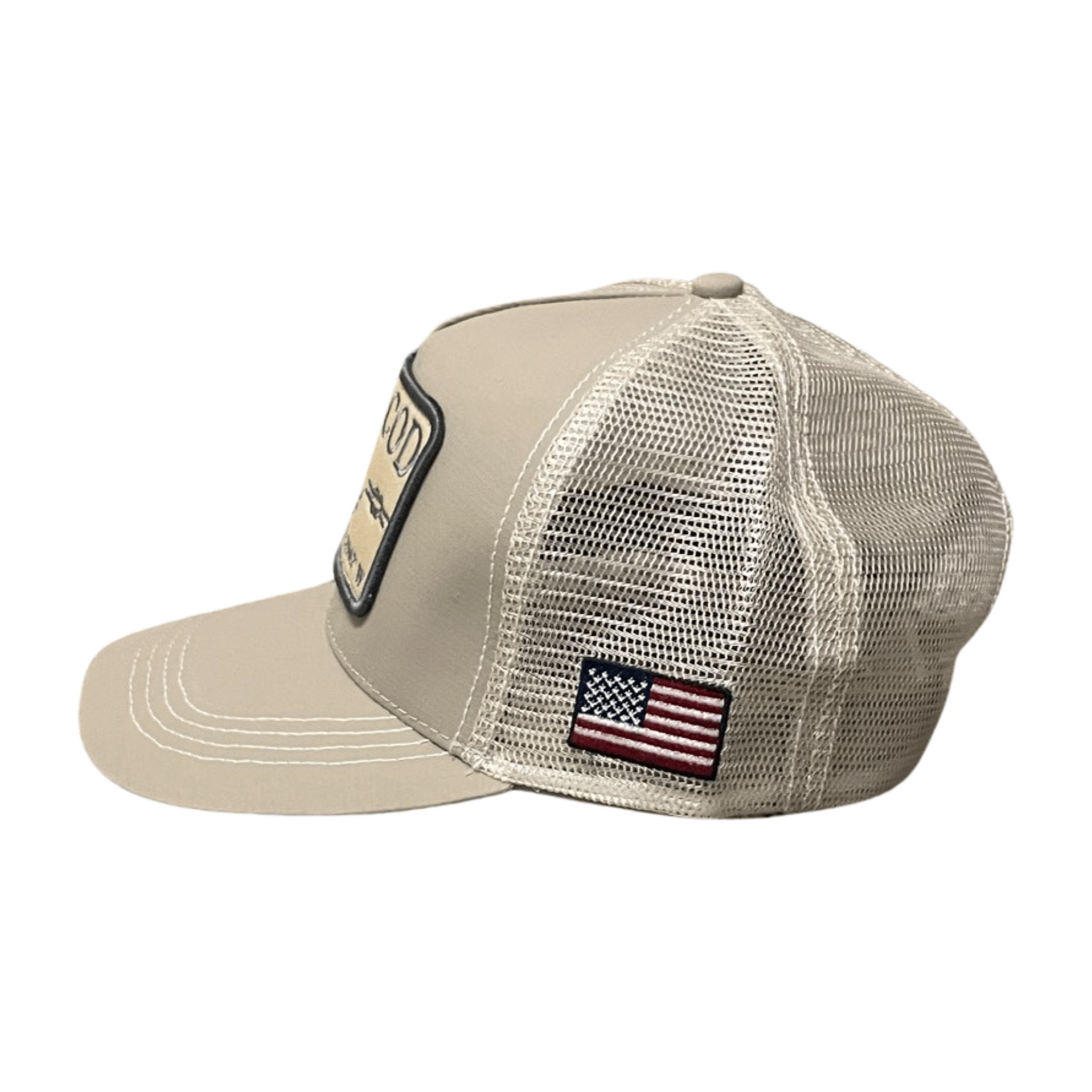 cape cod anchor rope patch snapback hat, side