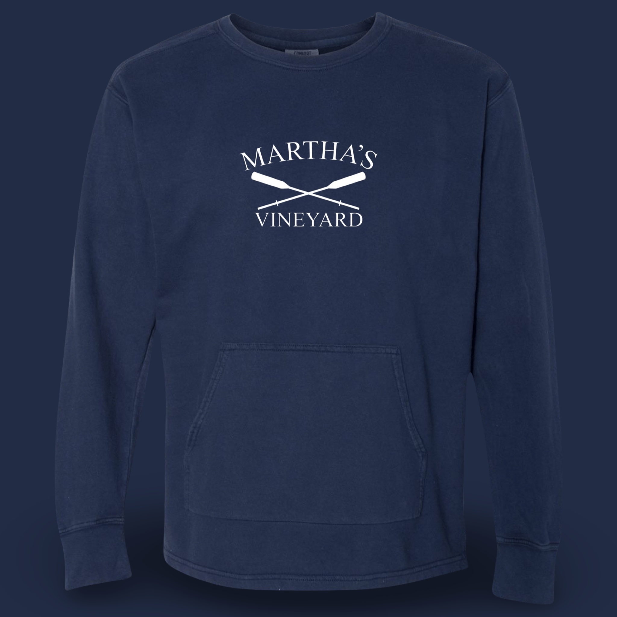 Martha's Vineyard Crossed Oar Comfort Colors French Terry Crewneck