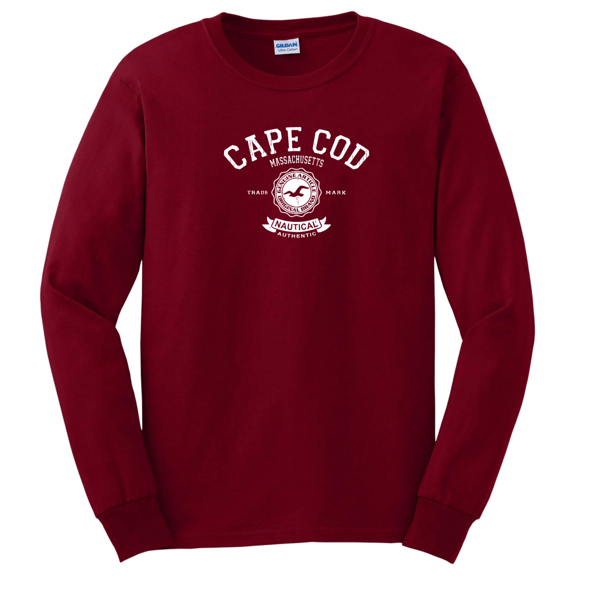 cape cod seagull long sleeve shirt