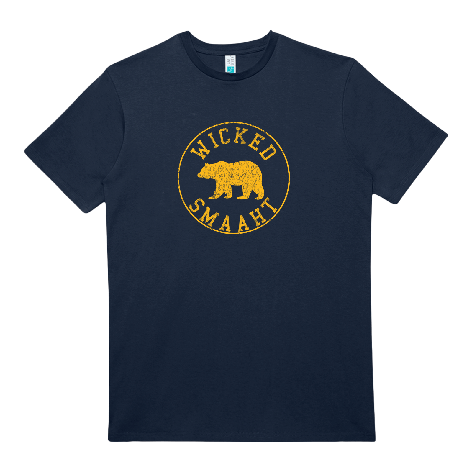 Cape Cod Clothing Company Wicked Smaaht Legacy Bear Heavy Cotton T-Shirt