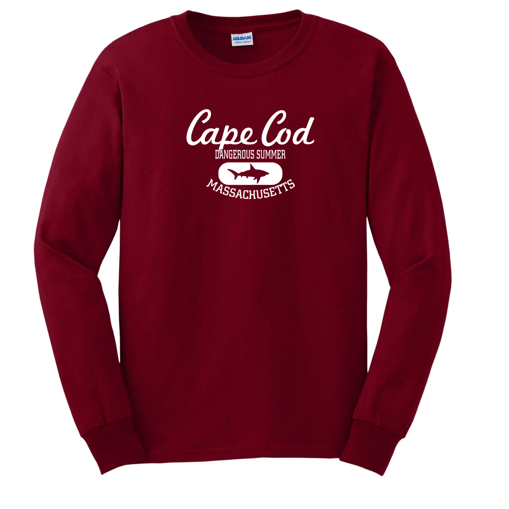 cape cod shark long sleeve shirt