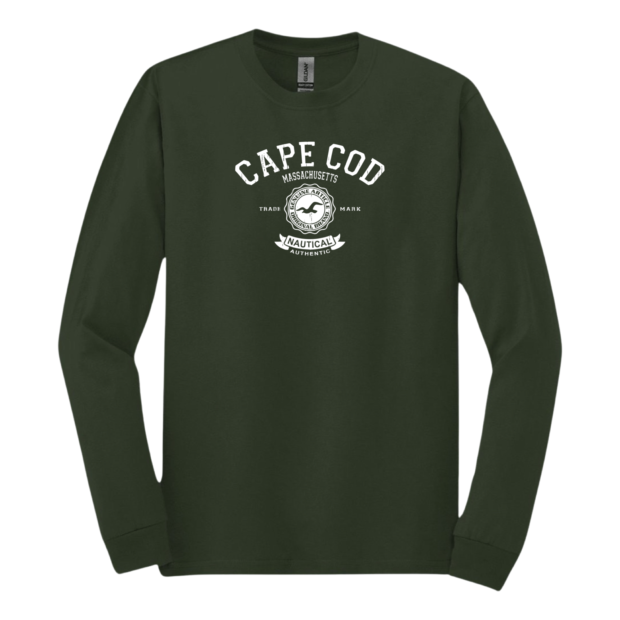 cape cod seagull long sleeve shirt