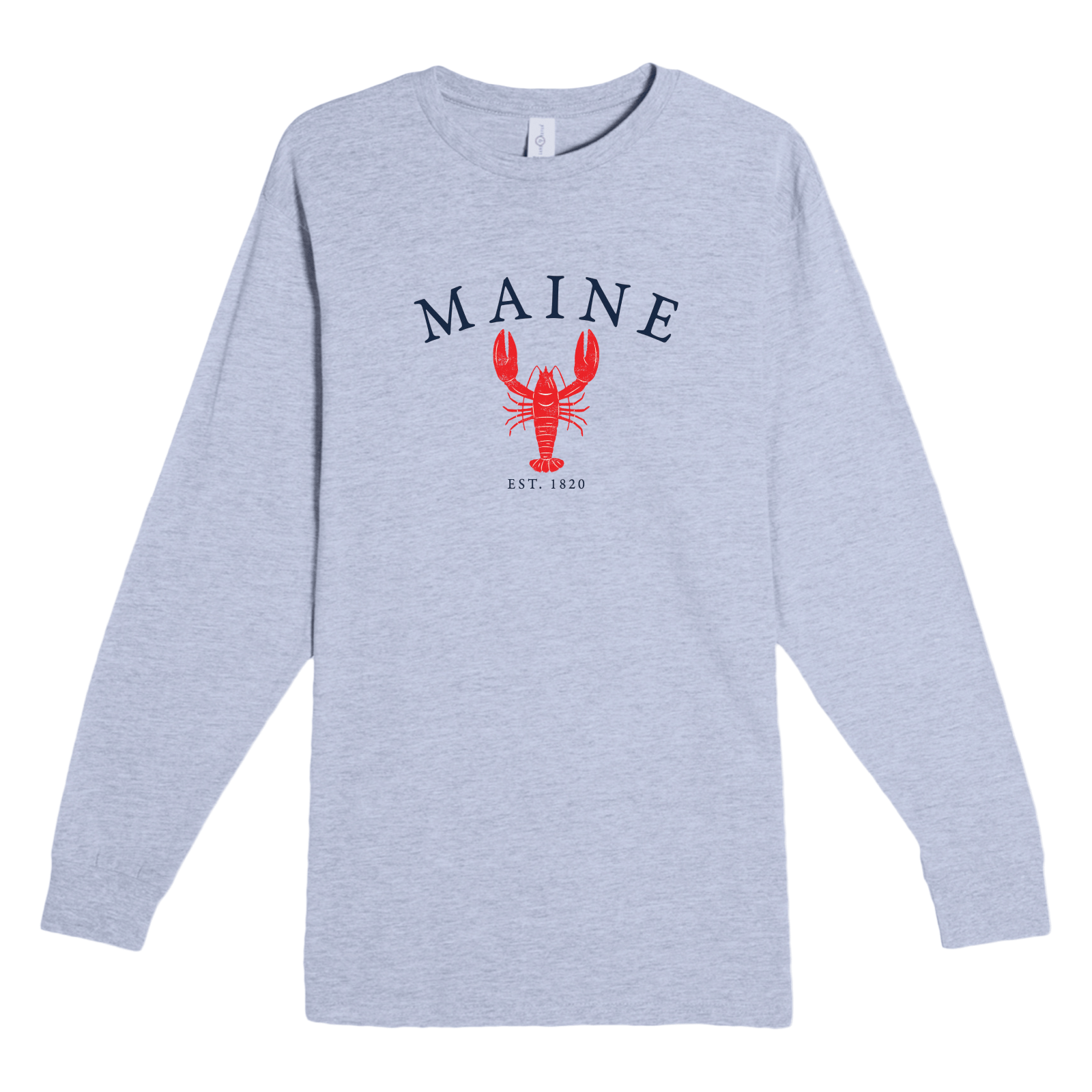 Cape Cod Clothing Company Maine Vintage Lobster Heavyweight Long Sleeve Tee