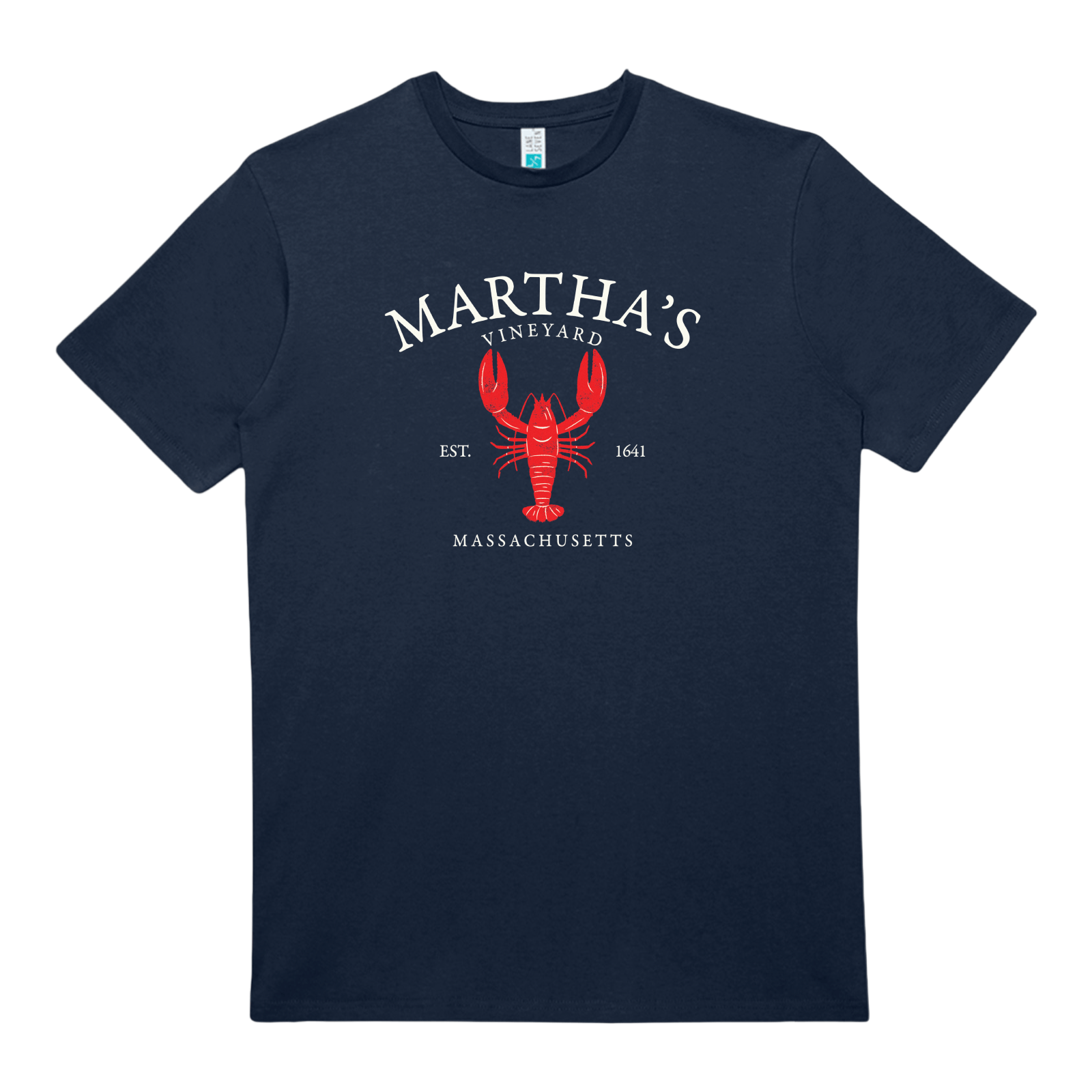 Cape Cod Clothing Company Martha's Vineyard Vintage Lobster Heavy Cotton T-Shirt