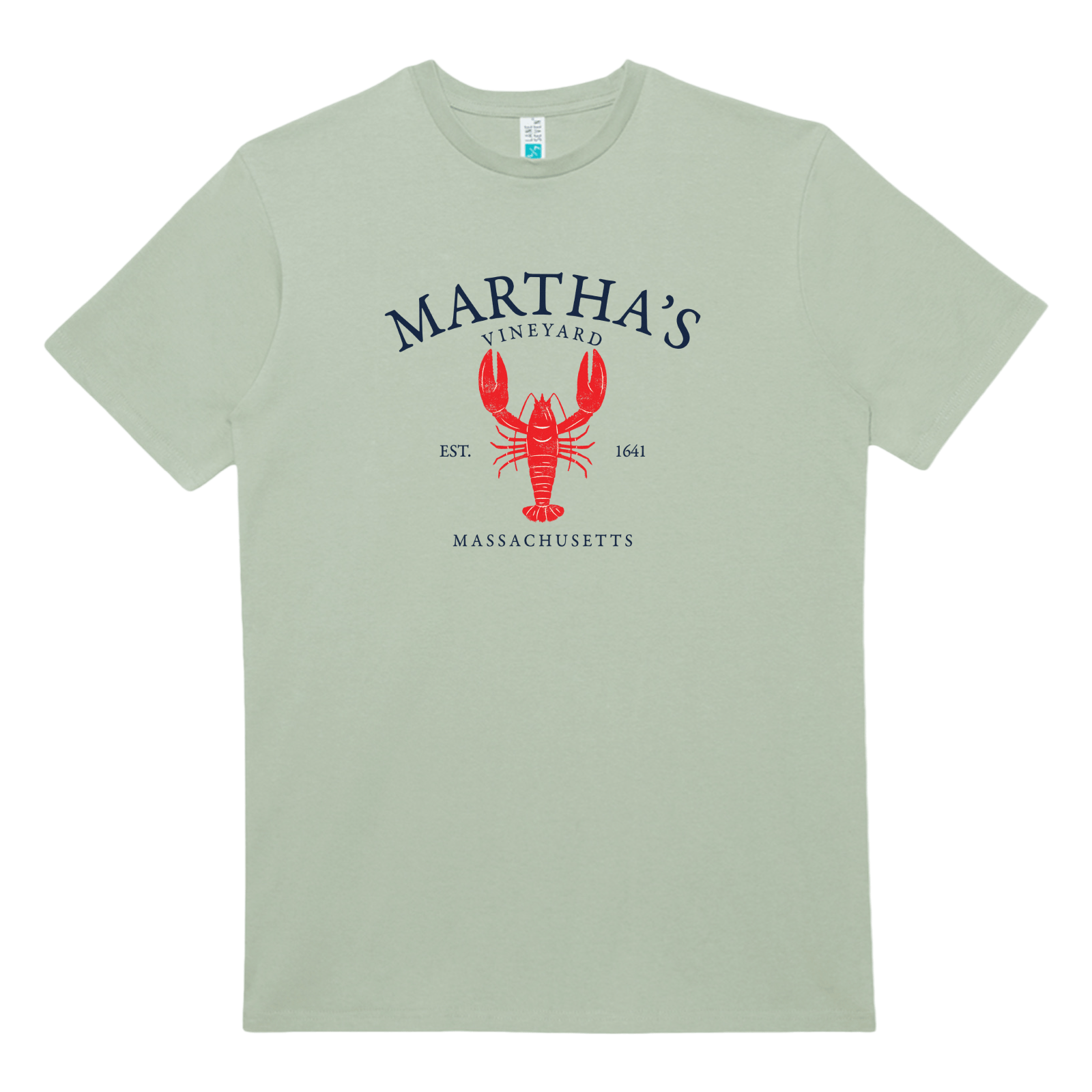 Cape Cod Clothing Company Martha's Vineyard Vintage Lobster Heavy Cotton T-Shirt