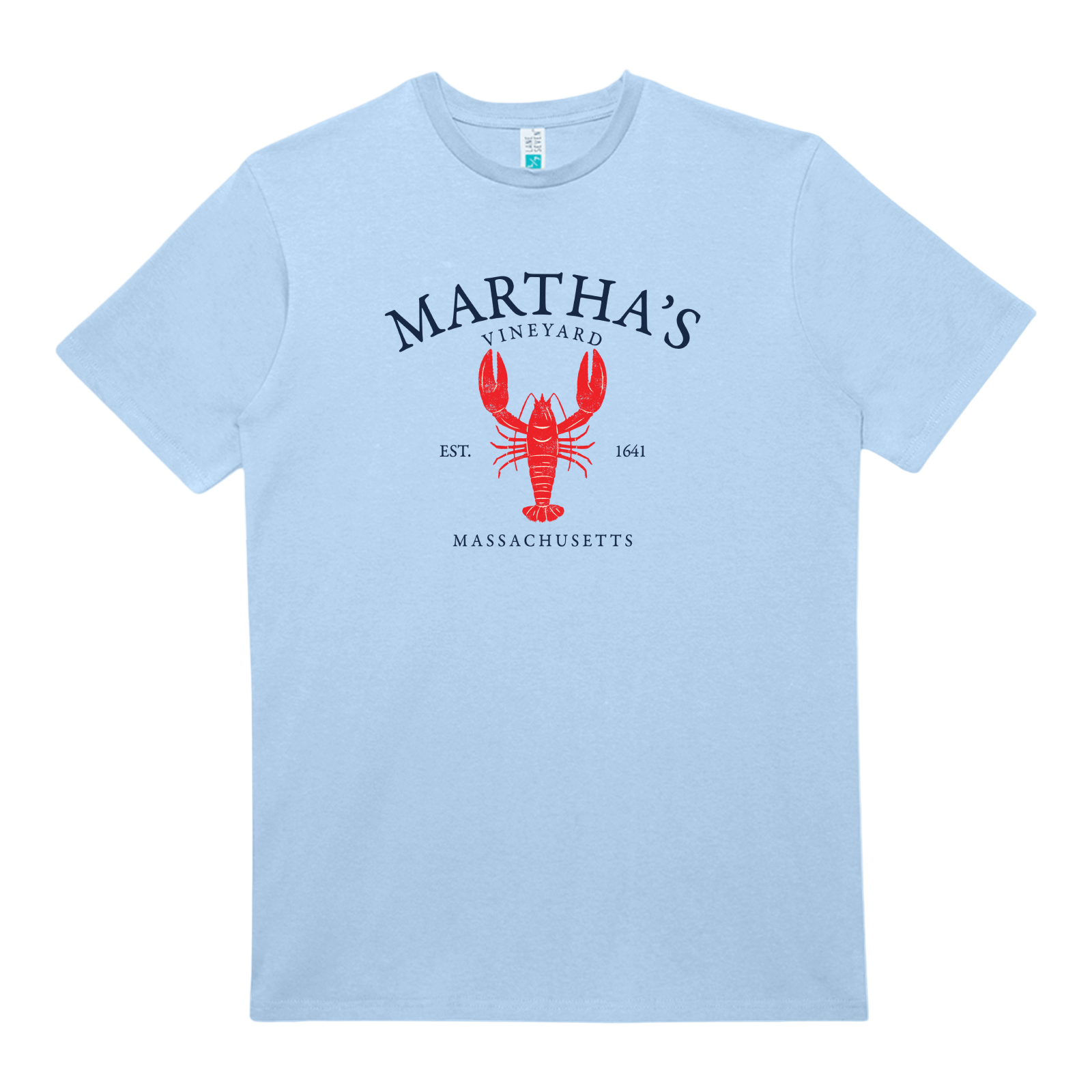 Cape Cod Clothing Company Martha's Vineyard Vintage Lobster Heavy Cotton T-Shirt