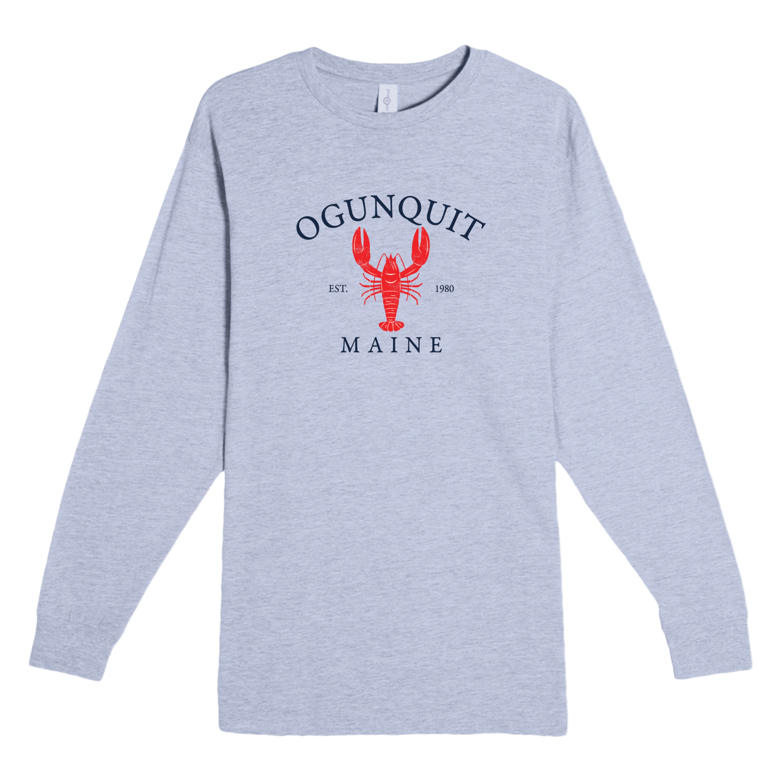 Cape Cod Clothing Company Ogunquit Vintage Lobster Heavyweight Long Sleeve Tee