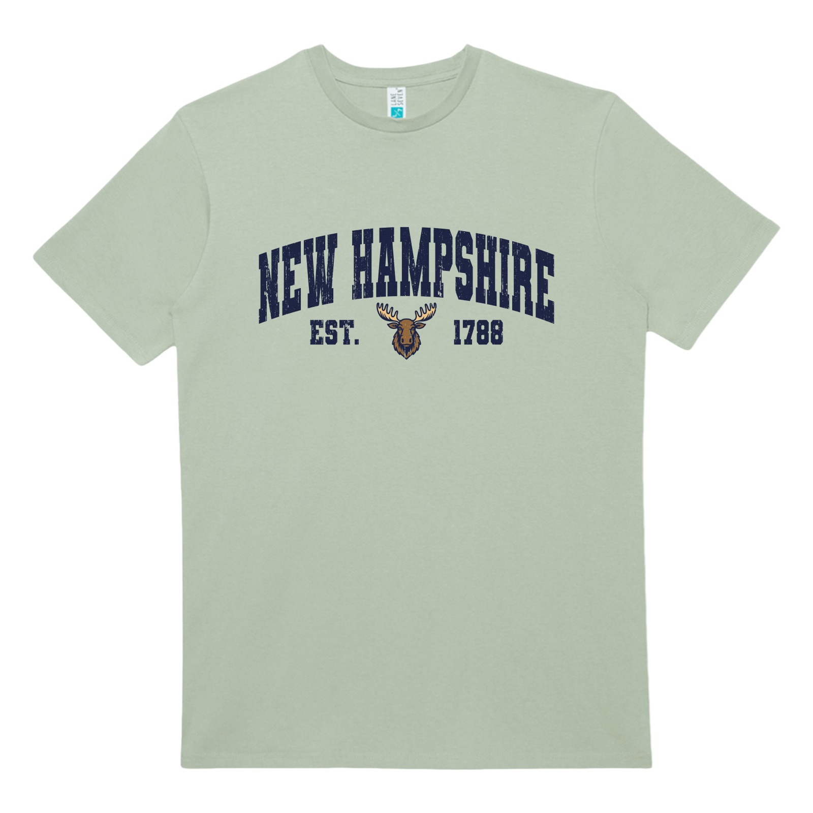 Cape Cod Clothing Company New Hampshire Moose Heavy Cotton T-Shirt