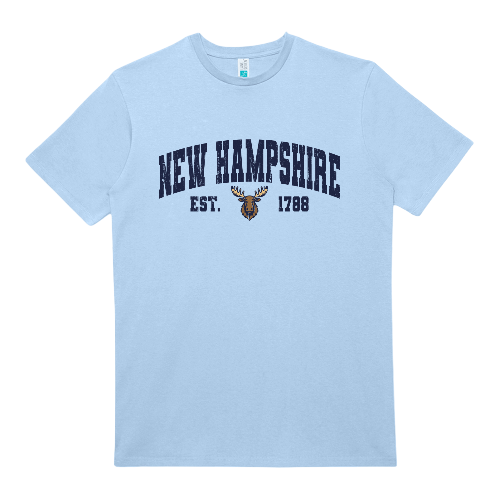 Cape Cod Clothing Company New Hampshire Moose Heavy Cotton T-Shirt