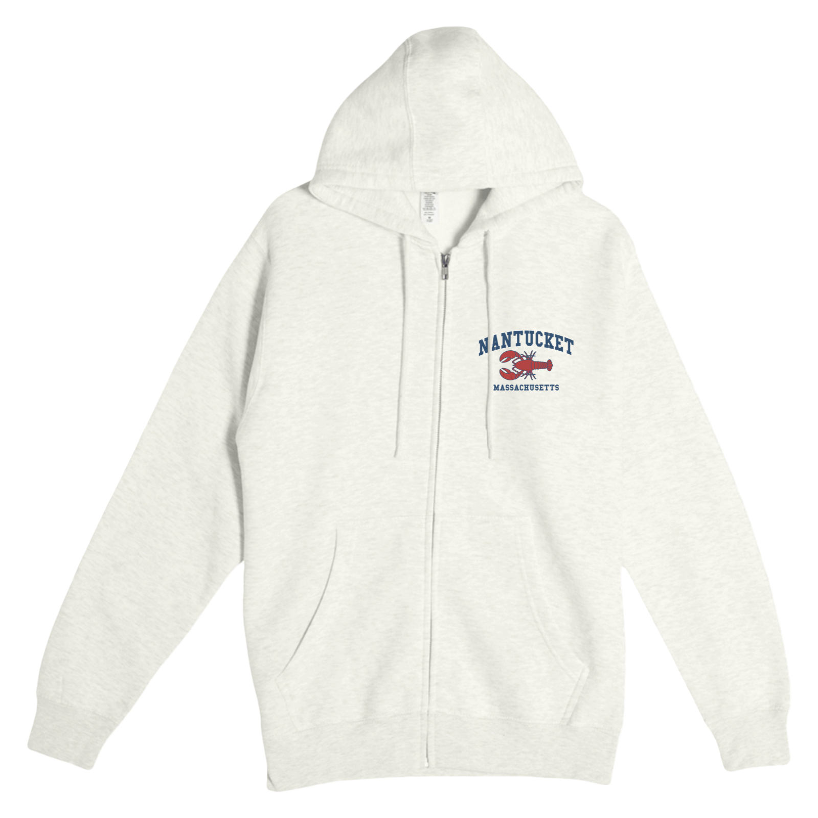 Cape Cod Clothing Company Nantucket Lobster Soft Fleece Full Zip Hoodie
