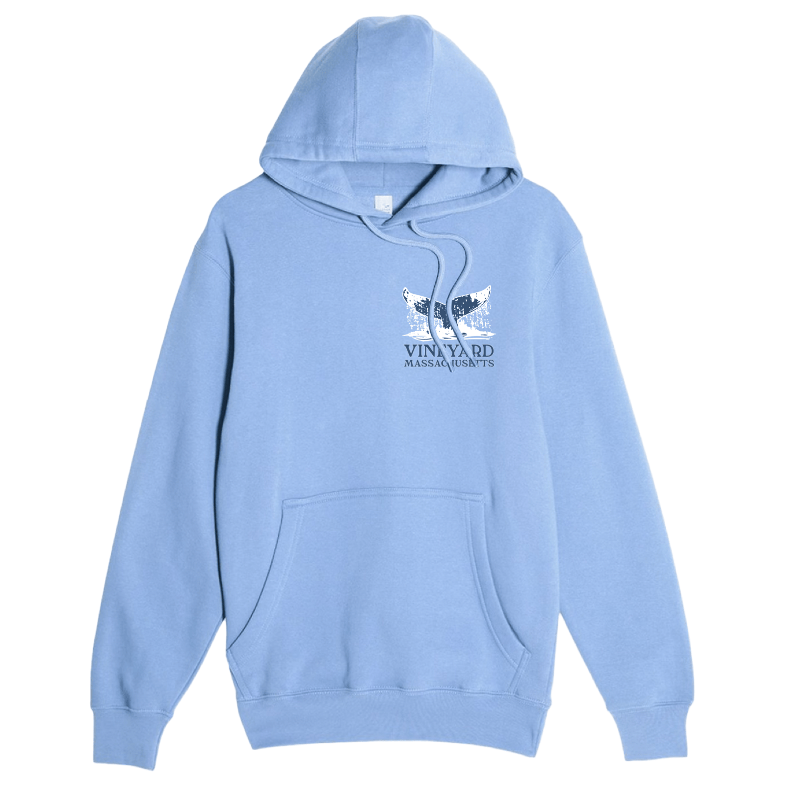 Cape Cod Clothing Company Martha's Vineyard Whale Tail Comfort Fleece Hoodie
