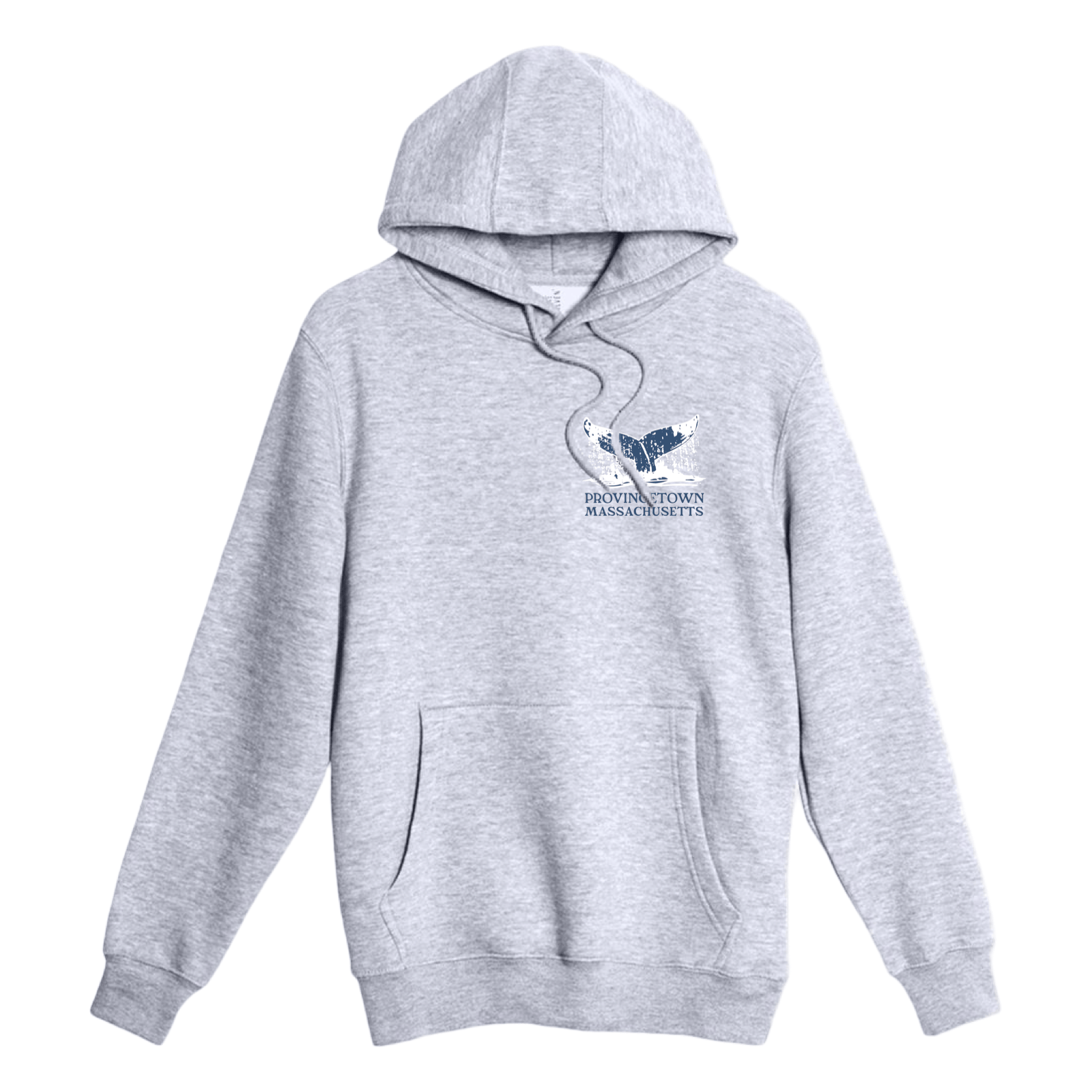 Cape Cod Clothing Company Provincetown Whale Tail Comfort Fleece Hoodie