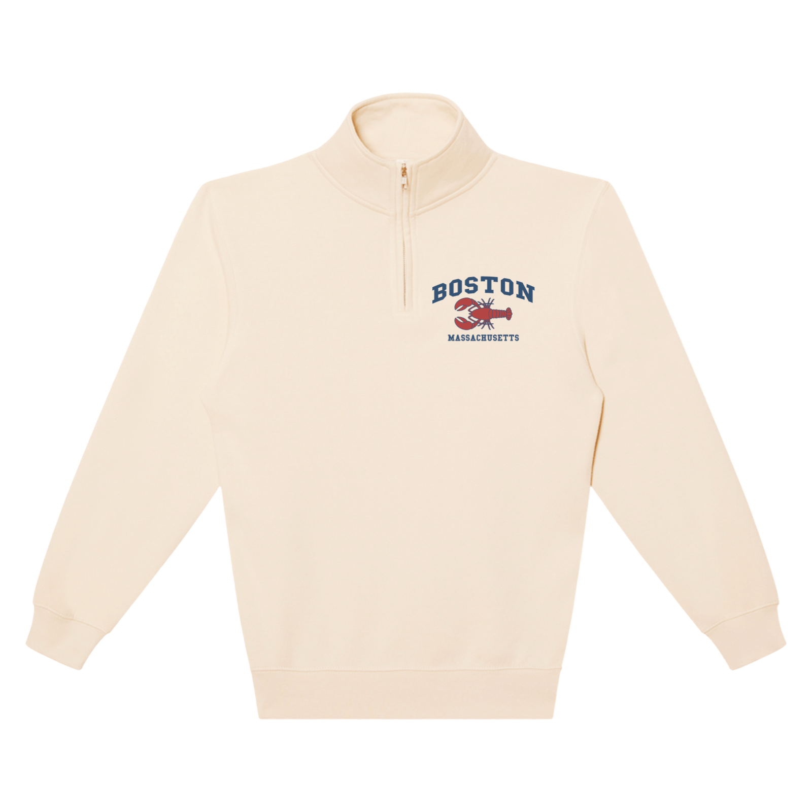 Cape Cod Clothing Company Boston Lobster Soft Fleece Quarter Zip