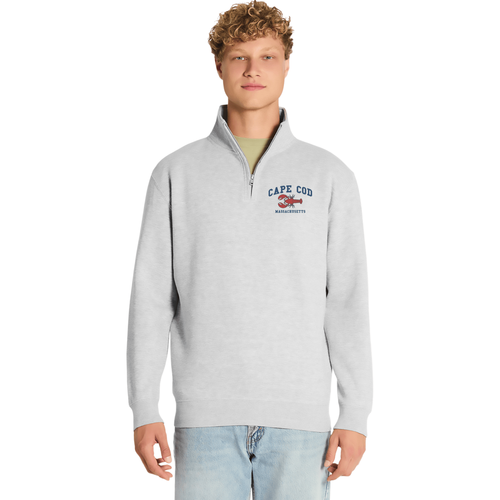 Cape Cod Clothing Company Cape Cod Lobster Soft Fleece Quarter Zip